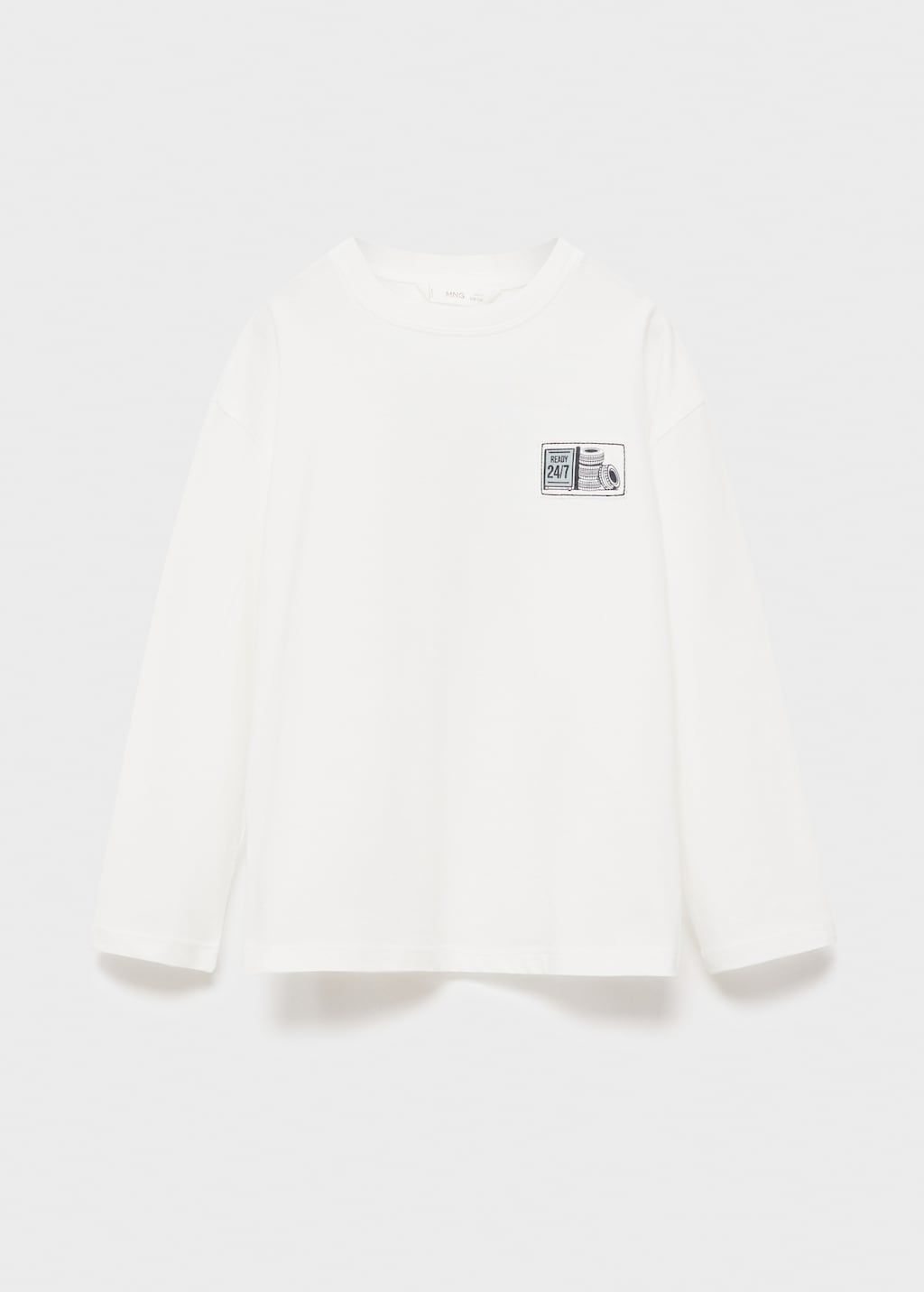 Tシャツ・カットソー COOR Light Weight Long Sleeve T-shirt 5SH011 Oversized Organic LS T-Shirt - Midnight Forest – Colorful
