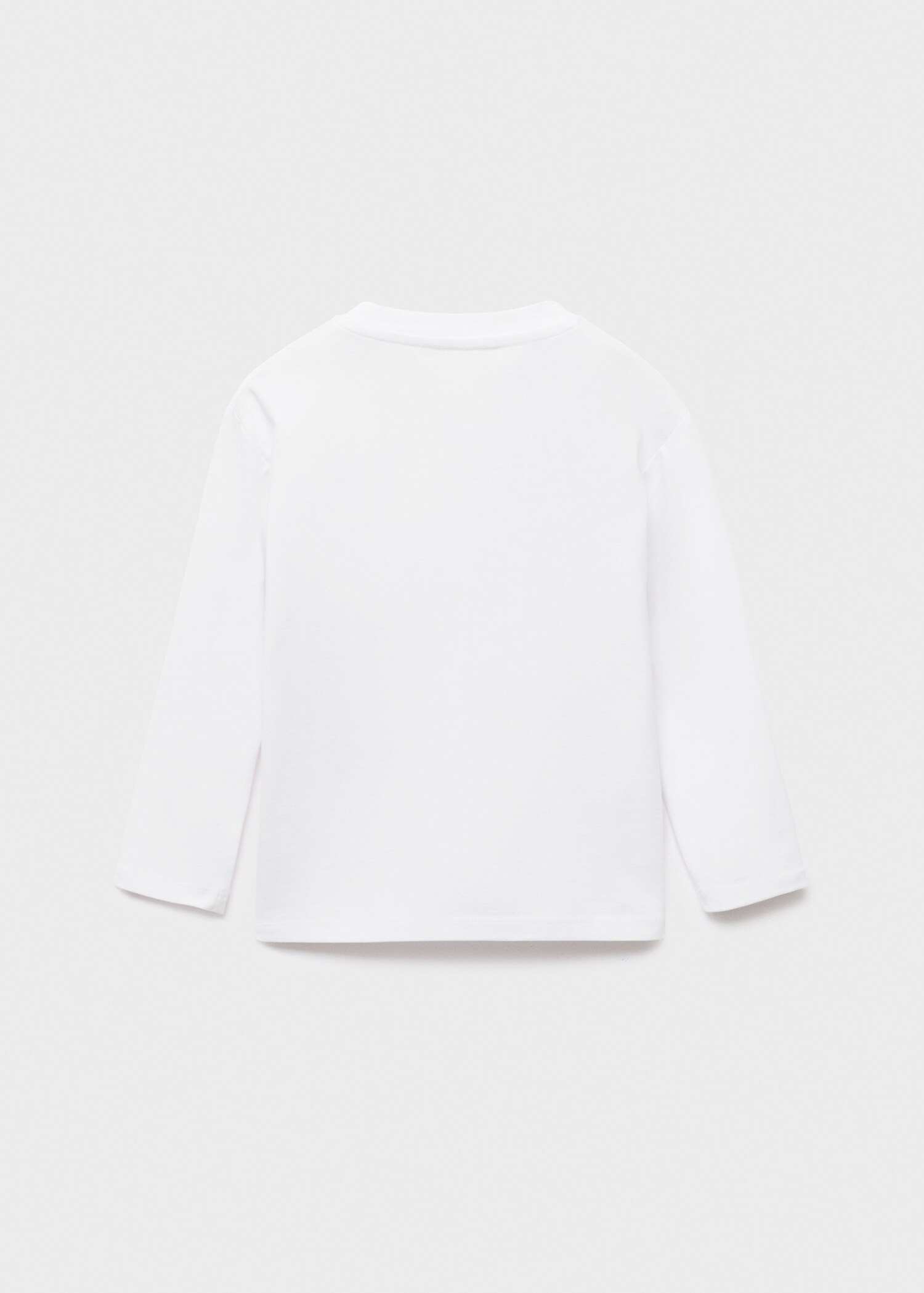 Embroidered printed T-shirt - Reverse of the article