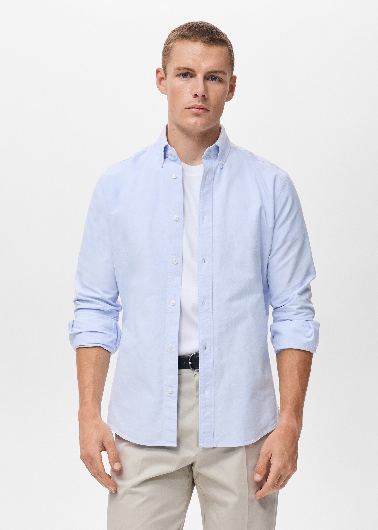 Chemise 100 % coton Oxford - Plan moyen