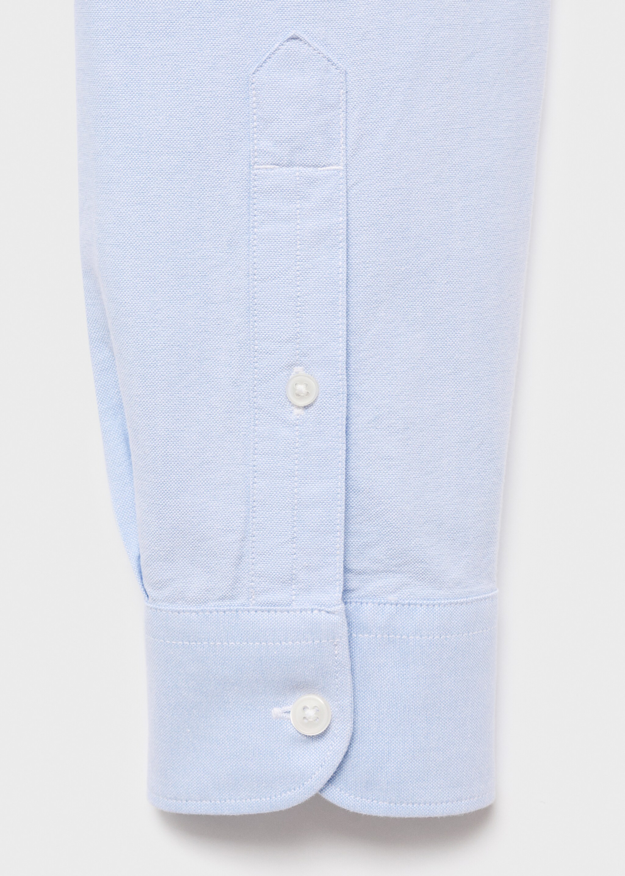 100% cotton Oxford shirt - Details of the article 0, Sky Blue. Ref: 17024431-00.
