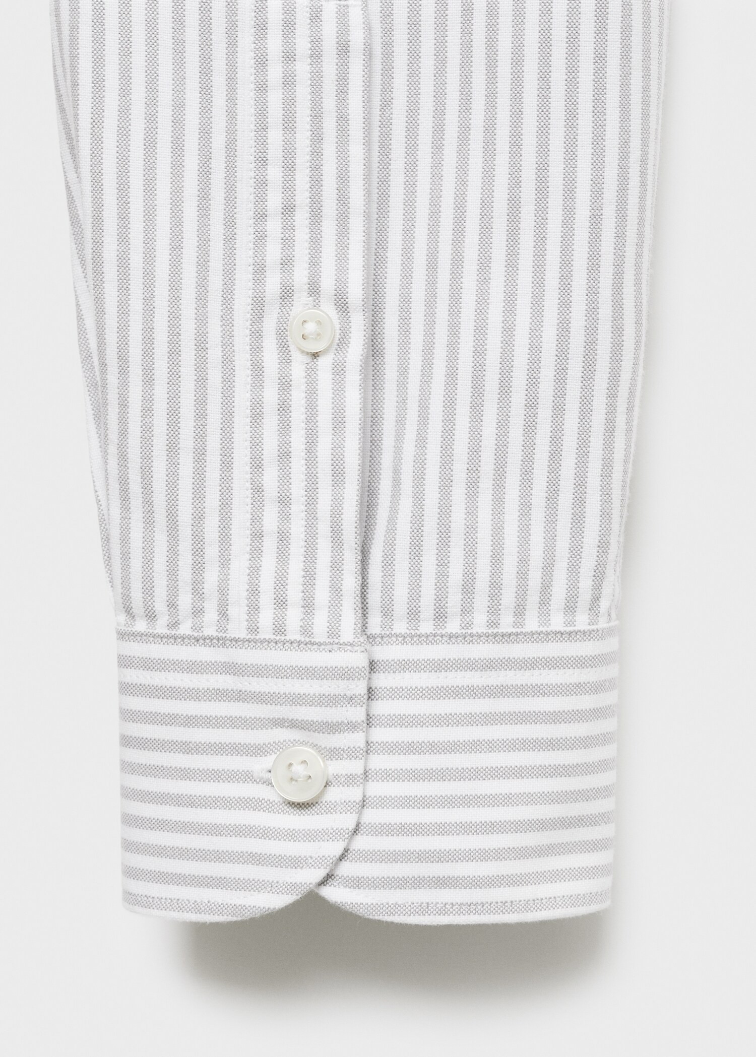 Chemise 100 % coton rayures bicolores - Détail de l'article 0