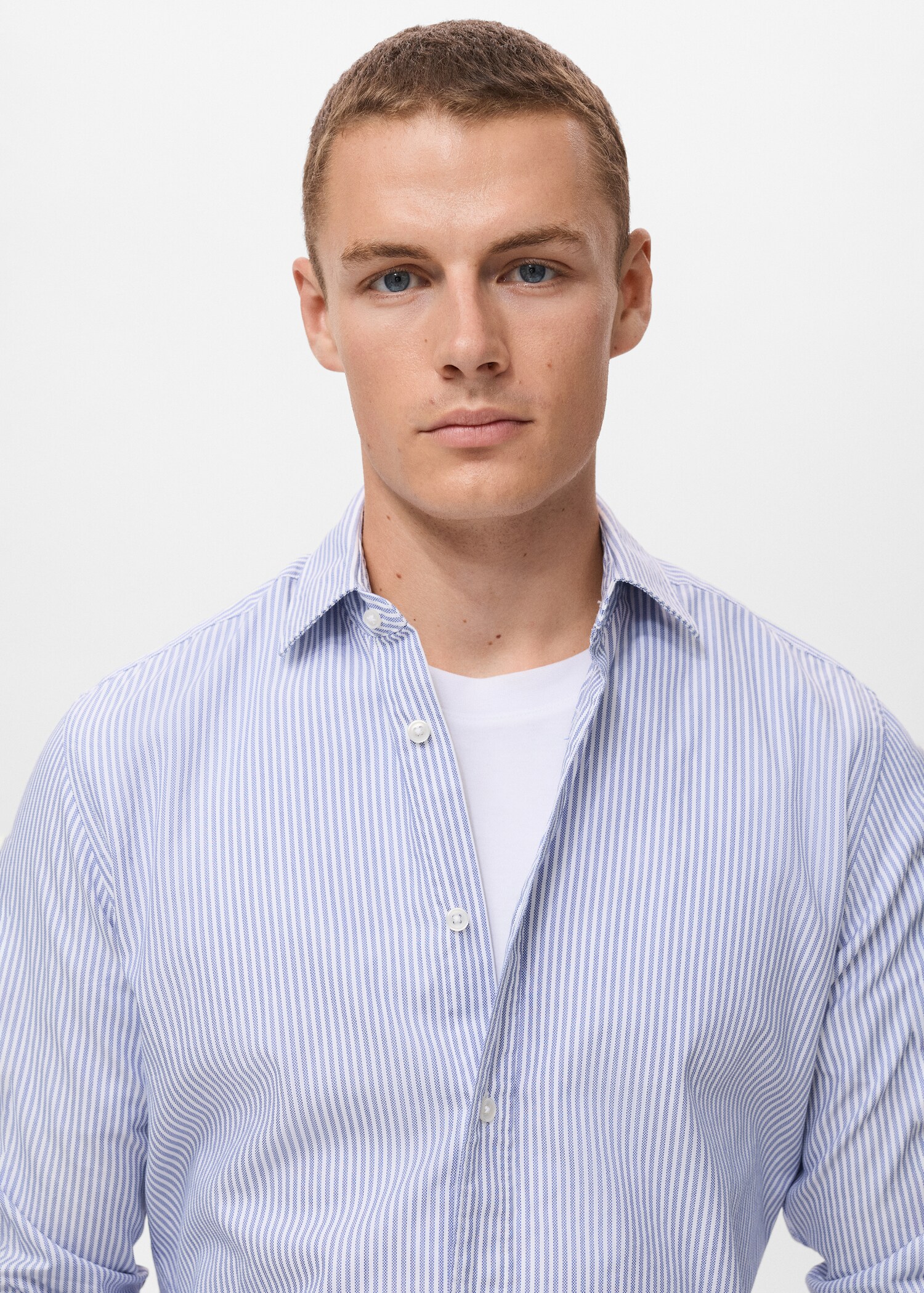 100% cotton kodak striped shirt - Details of the article 1