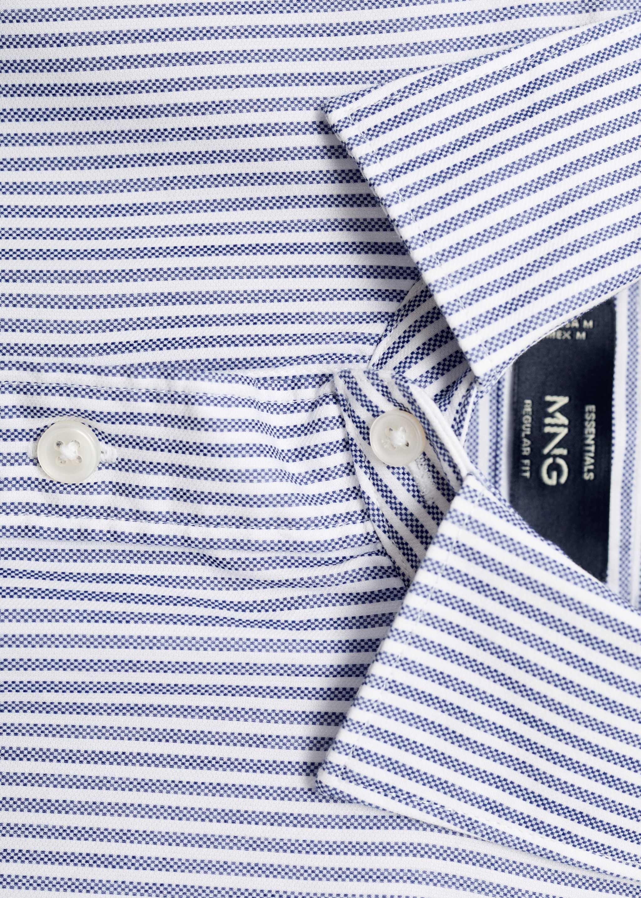 100% cotton kodak striped shirt - Details of the article 8, Navy. Ref: 17024434-00.