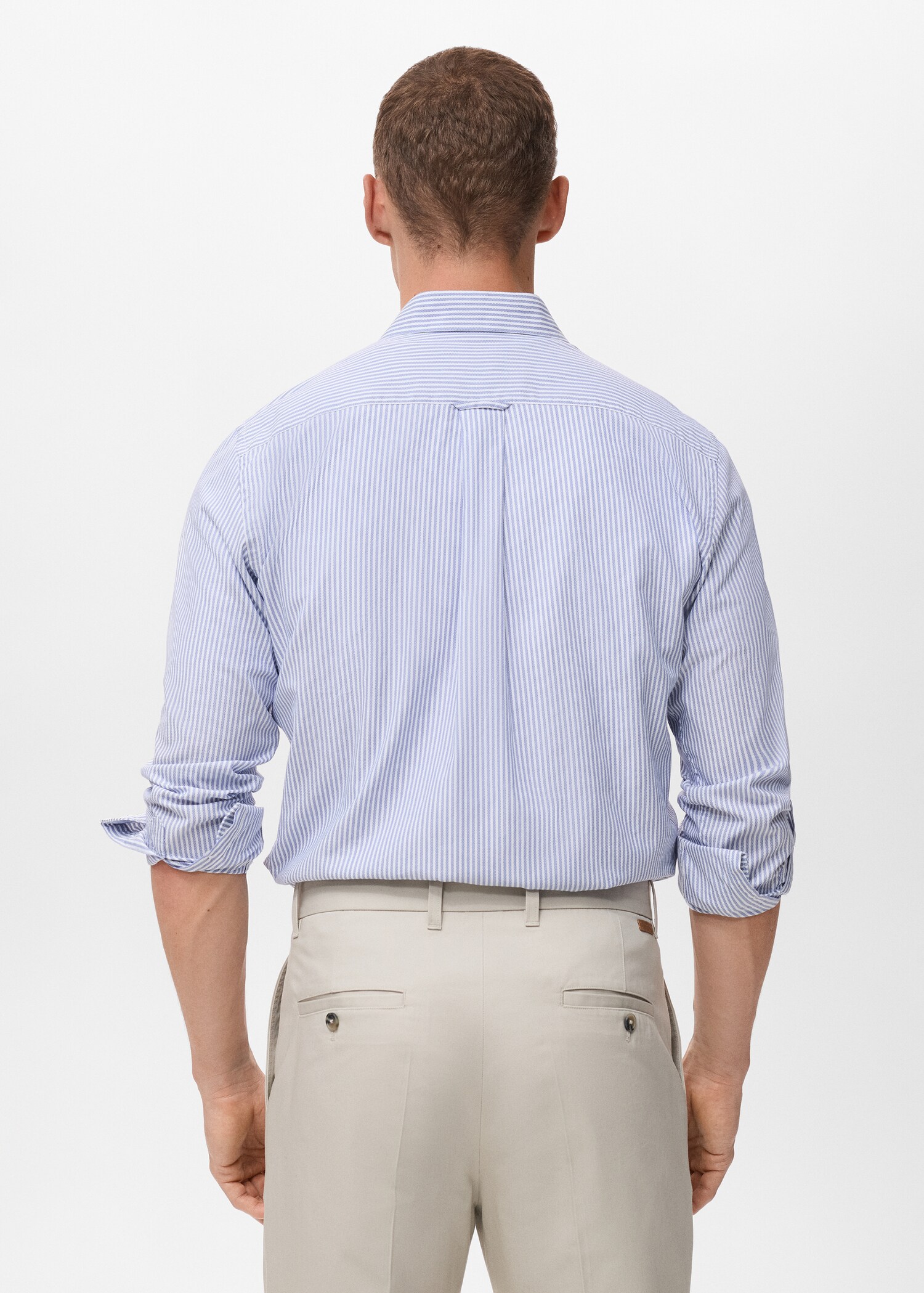 100% cotton kodak striped shirt - Reverse of the article