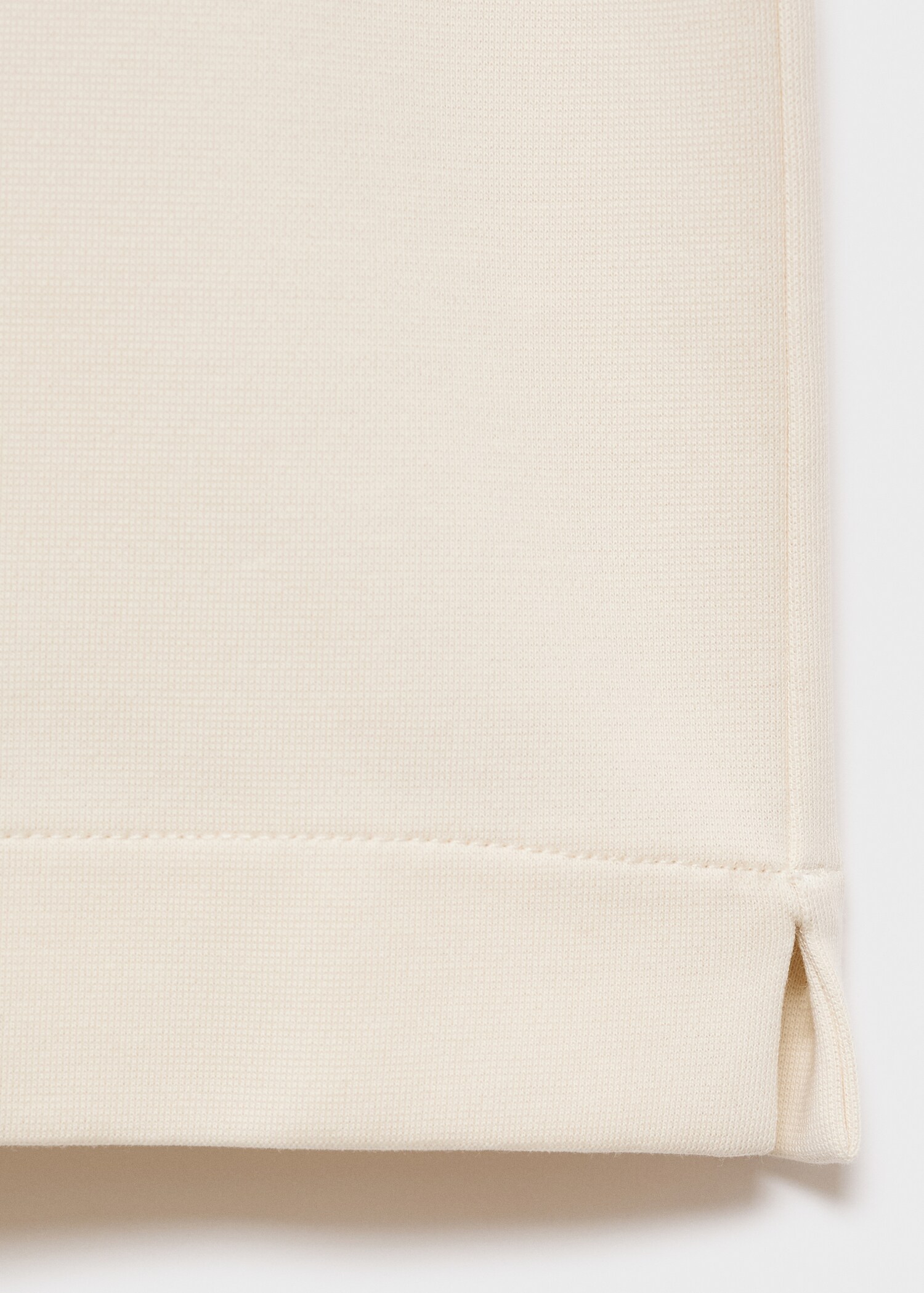sweatshirt fabric t-shirt relaxed fit - Details of the article 0