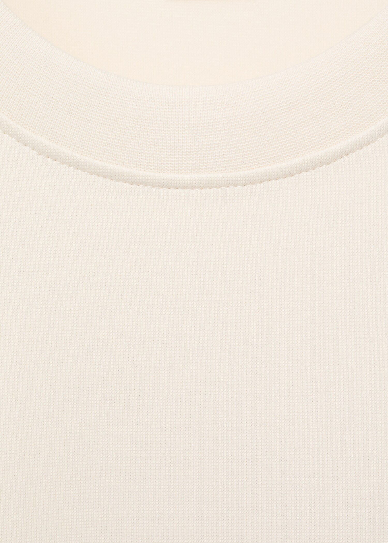 sweatshirt fabric t-shirt relaxed fit - Details of the article 8