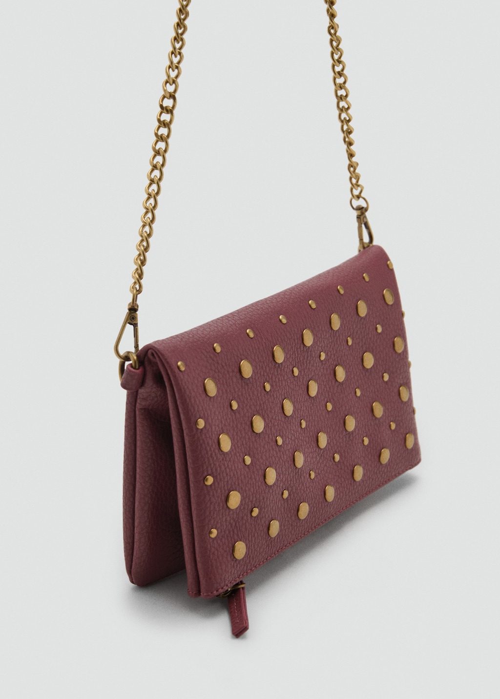 Studded shoulder bag