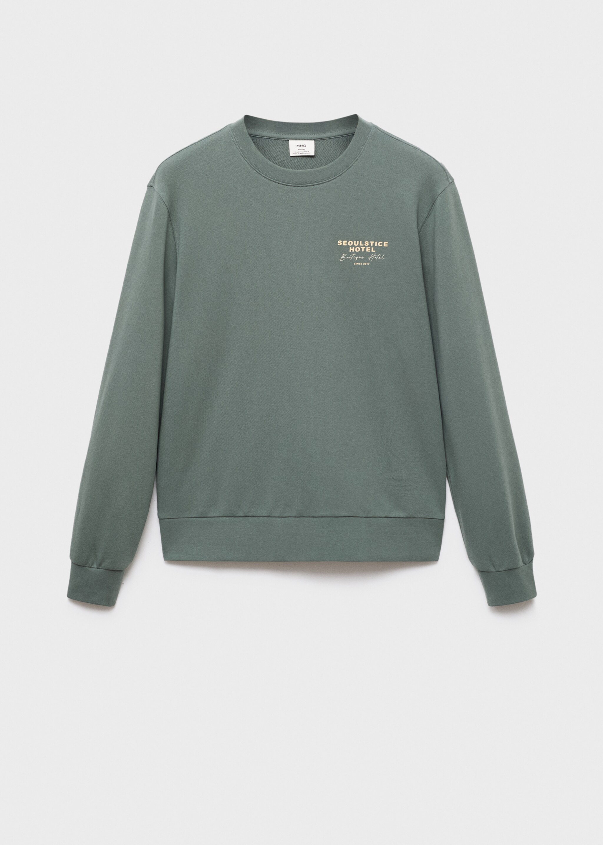 Sweatshirt seoul - Article without model, Green. Ref: 17024440-00.
