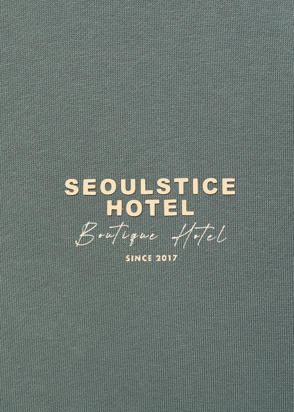 Printed cotton sweatshirt