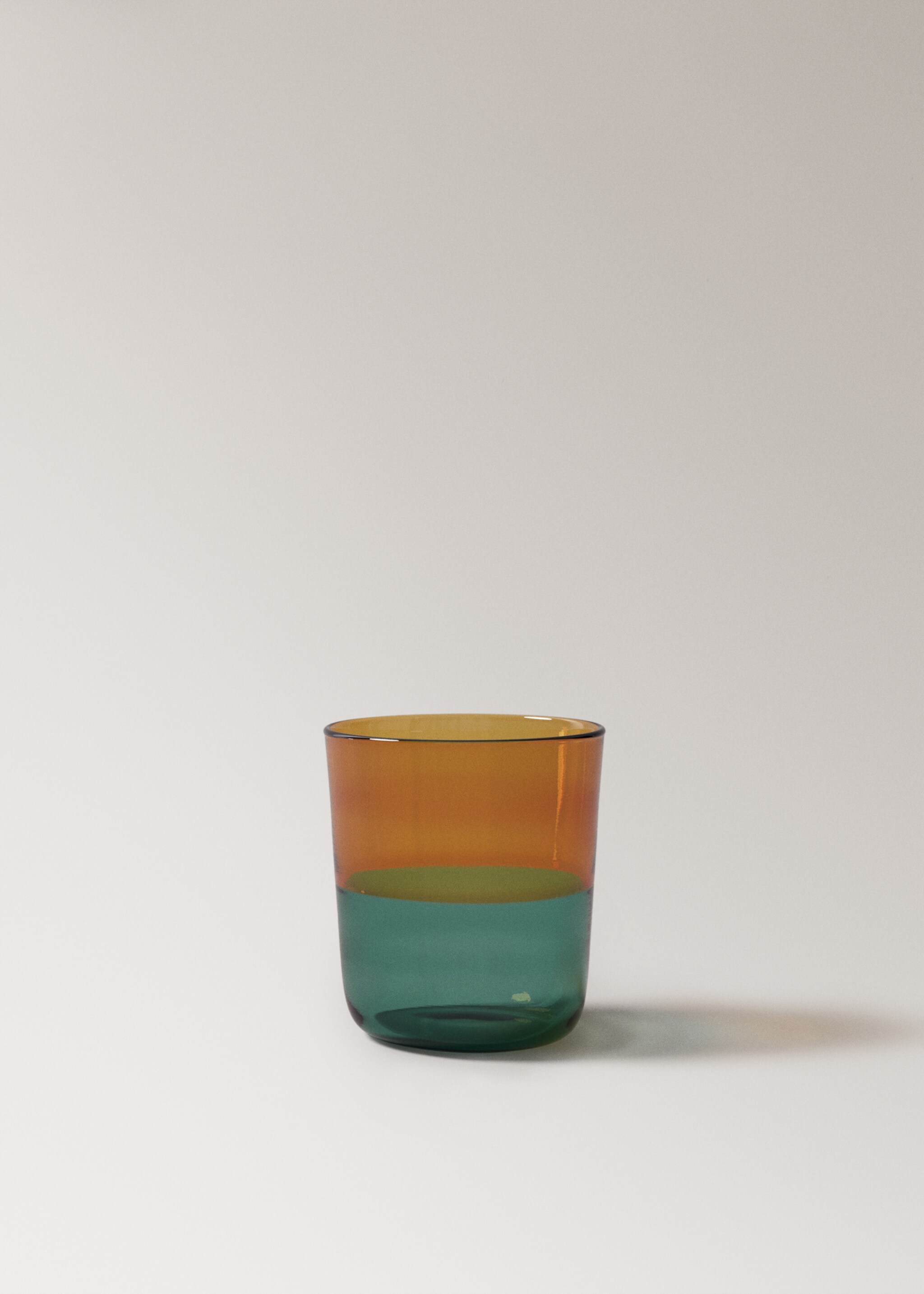 Two-tone borosilicate glass - Article without model, Green. Ref: 17024444-00.