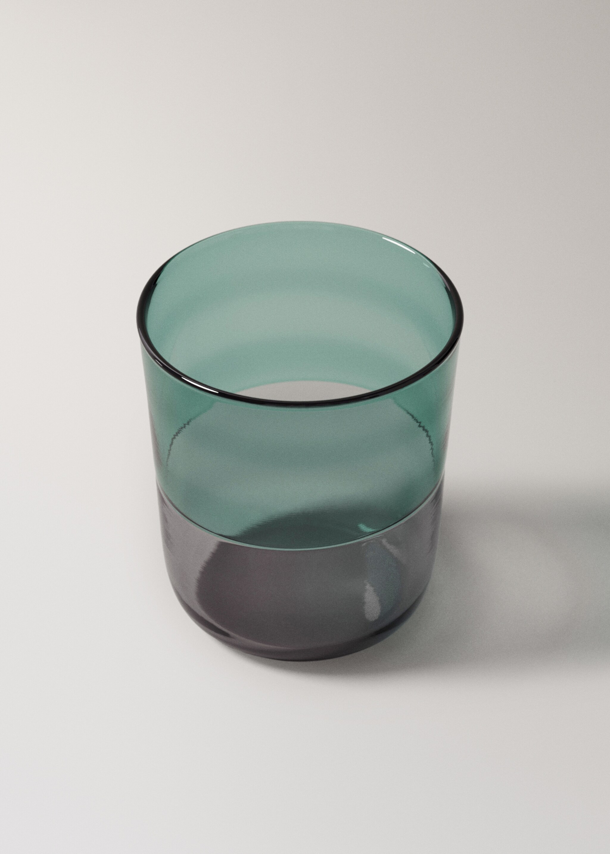 Two-tone borosilicate glass - Details of the article 1, Charcoal. Ref: 17024444-00.