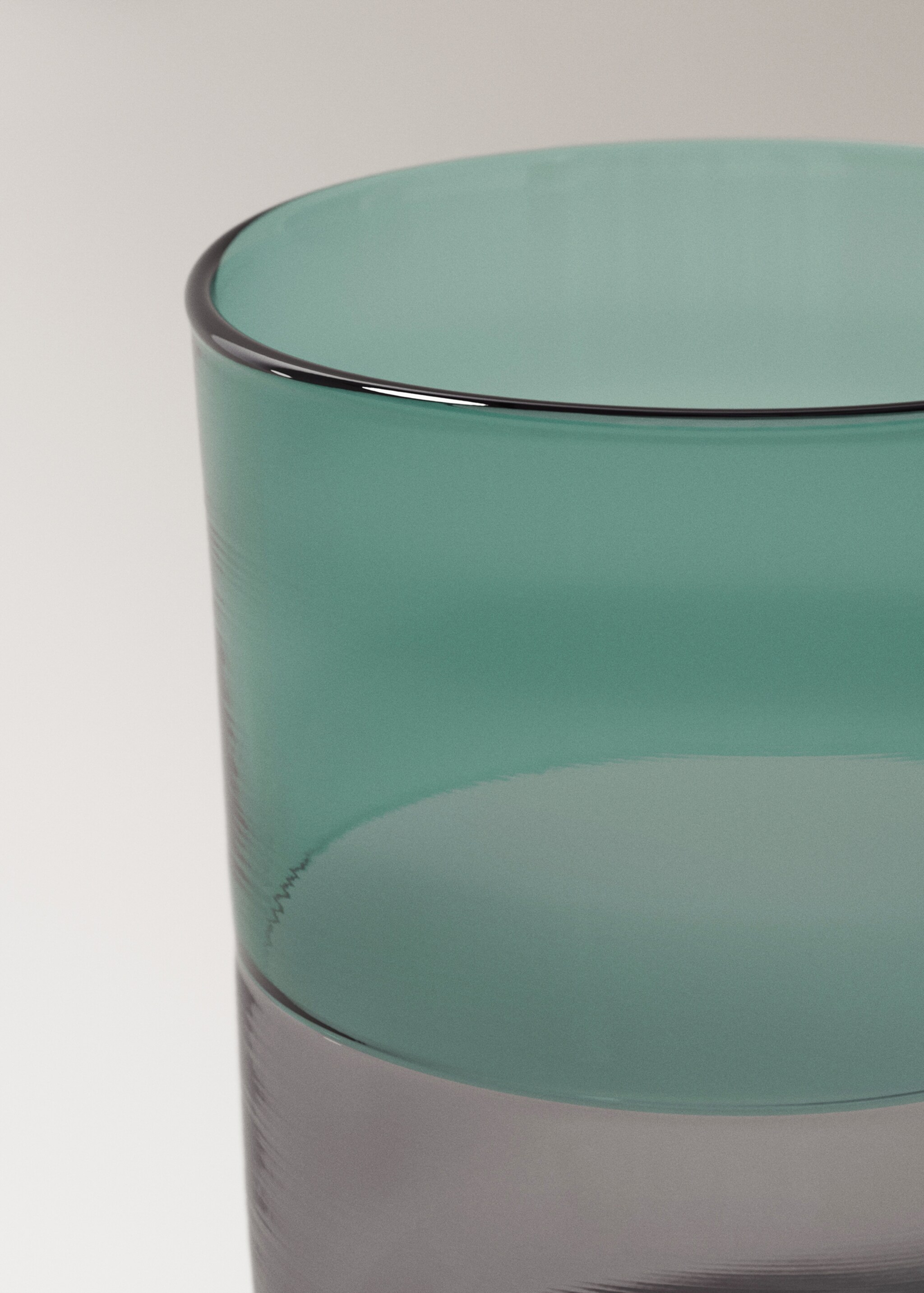 Two-tone borosilicate glass - Details of the article 3, Charcoal. Ref: 17024444-00.