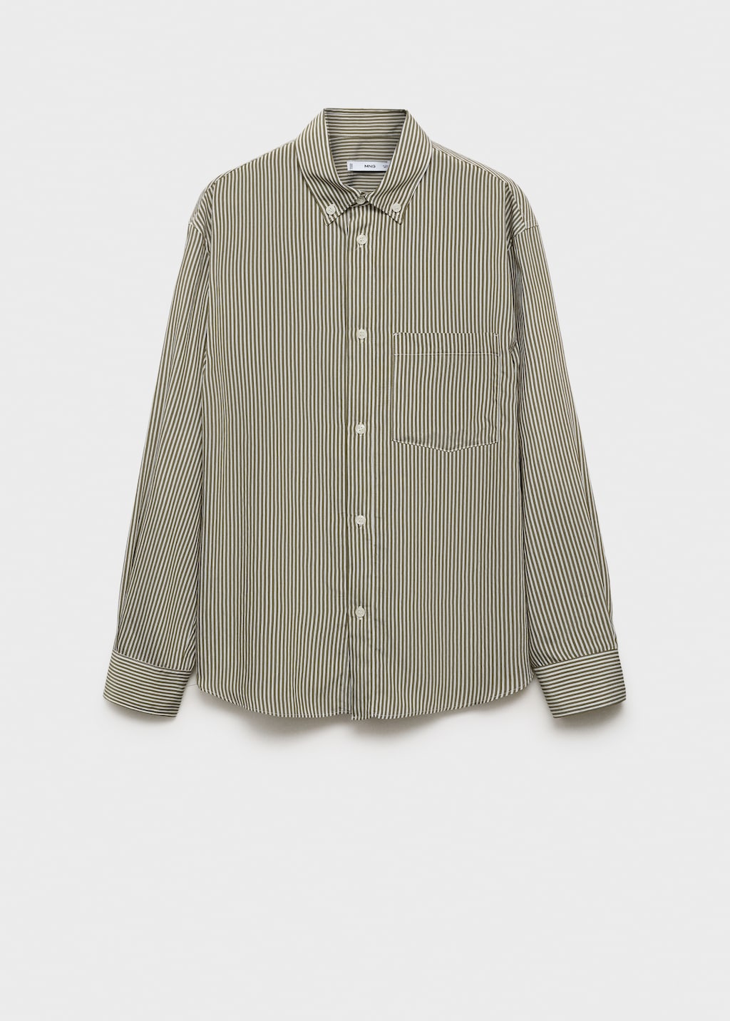 Regular fit striped print shirt