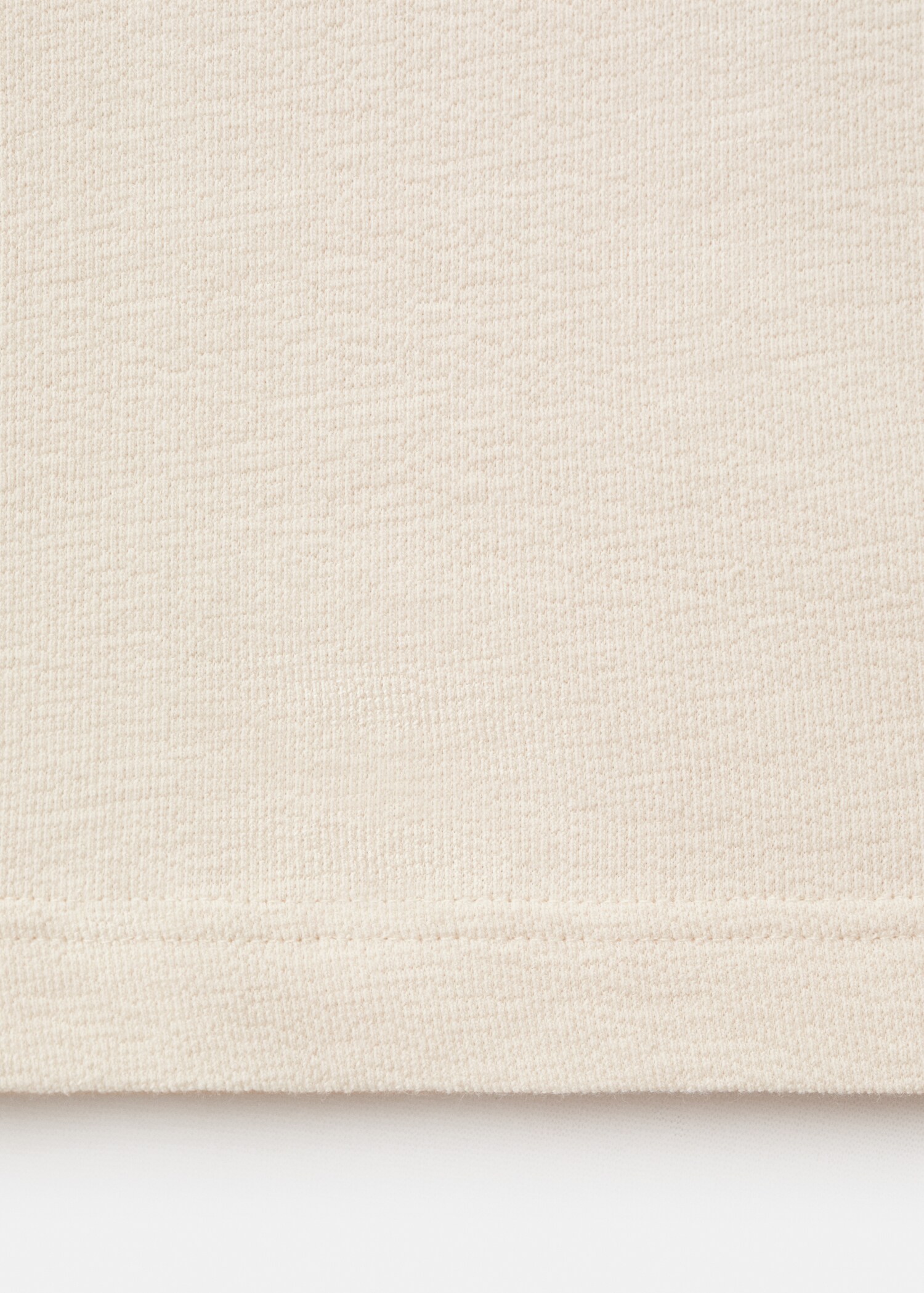 100% cotton relaxed-fit structured t-shirt - Details of the article 0