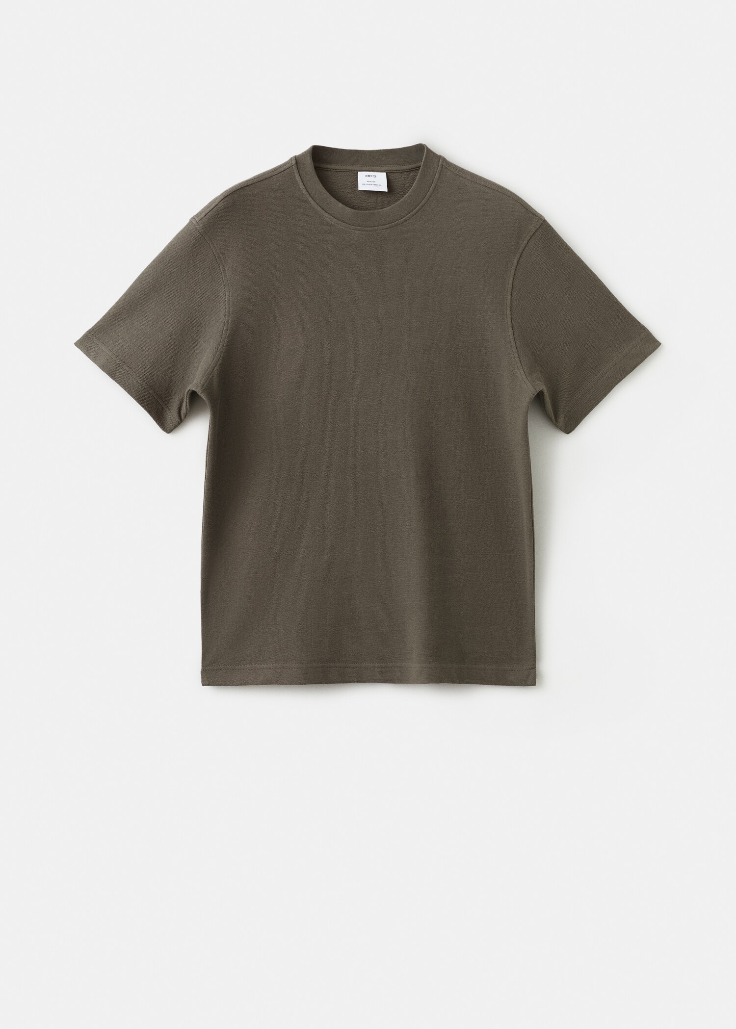 Camiseta estructura 100% algodón relaxed fit - Artículo sin modelo