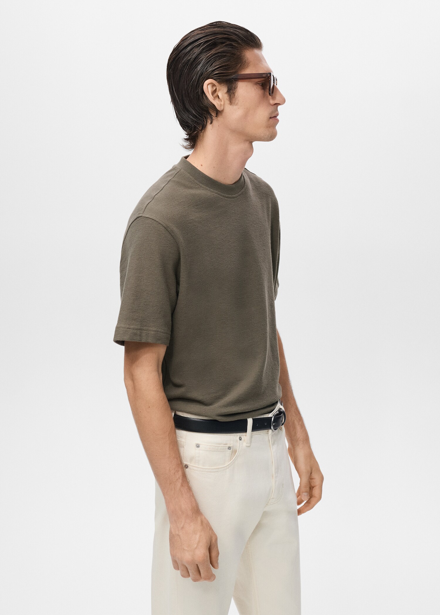 Camiseta estructura 100% algodón relaxed fit - Detalle del artículo 2