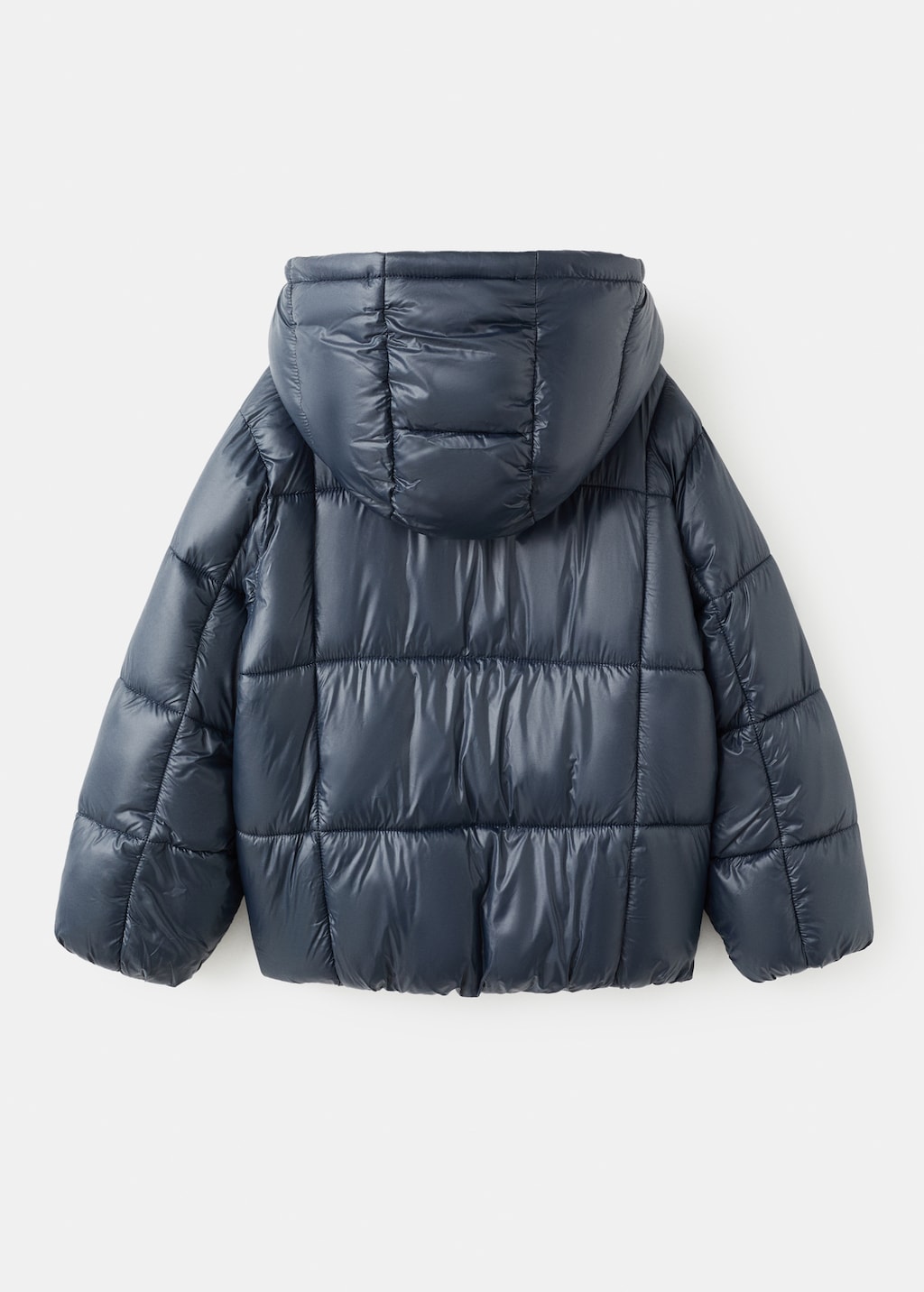 Two-tone hooded anorak