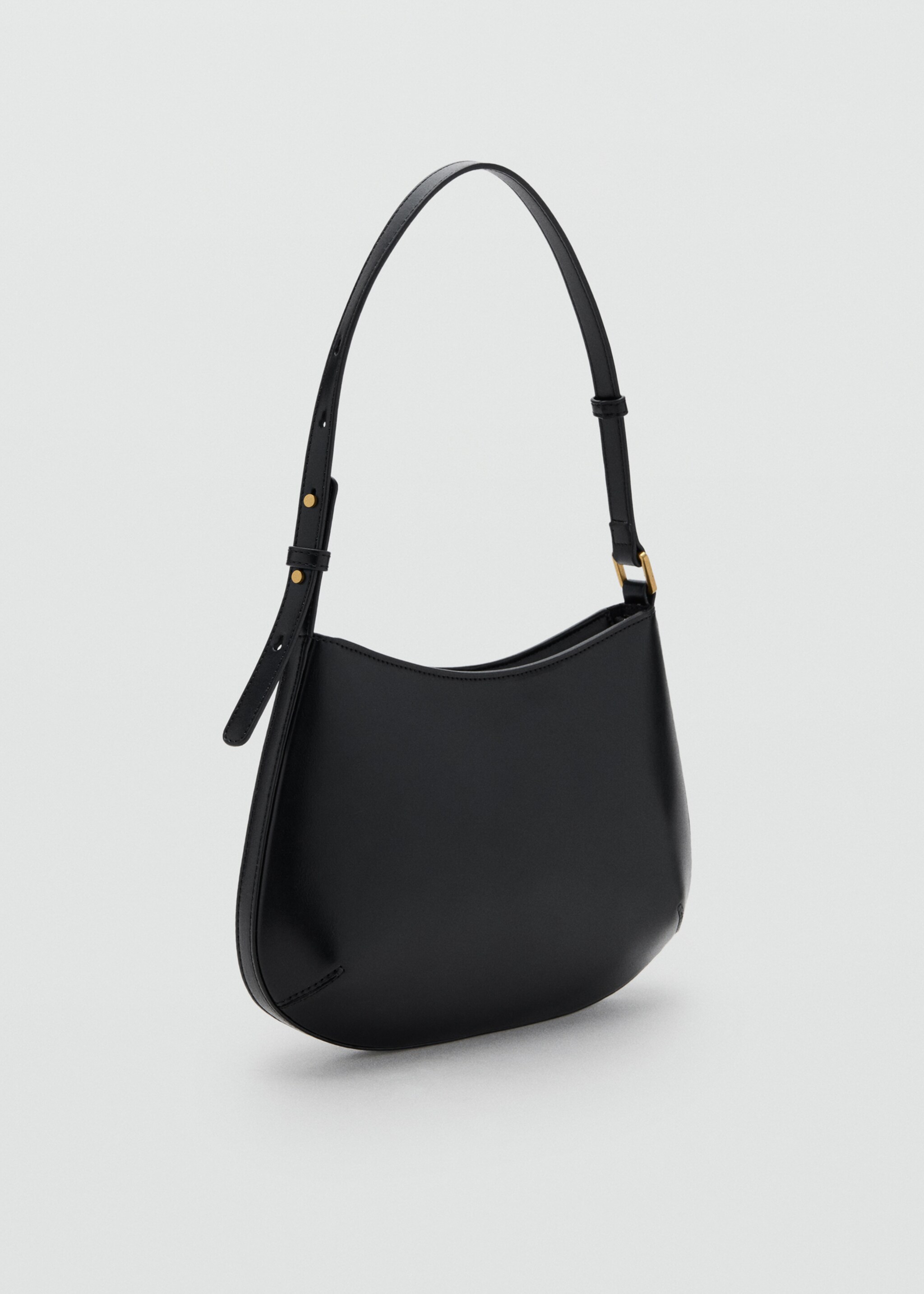 Oval shoulder bag - Medium plane, Black. Ref: 17024787-00.