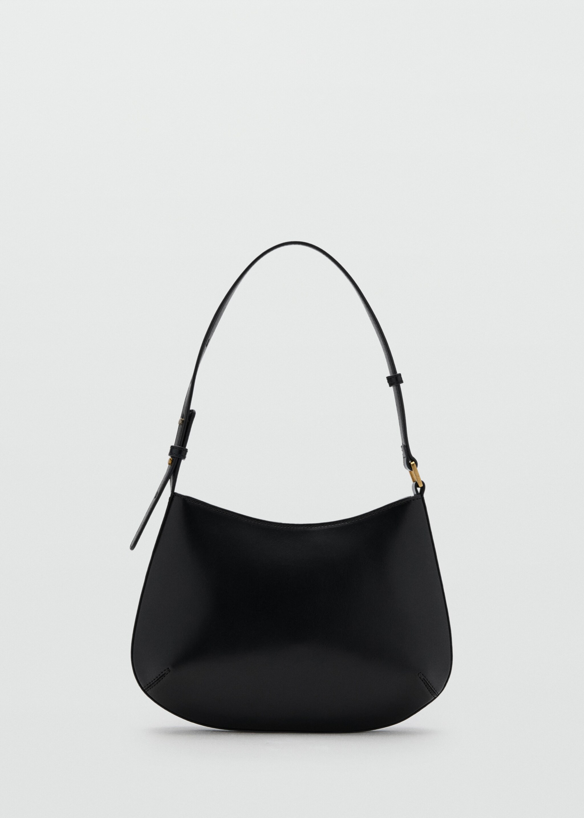 Oval shoulder bag - Article without model, Black. Ref: 17024787-00.