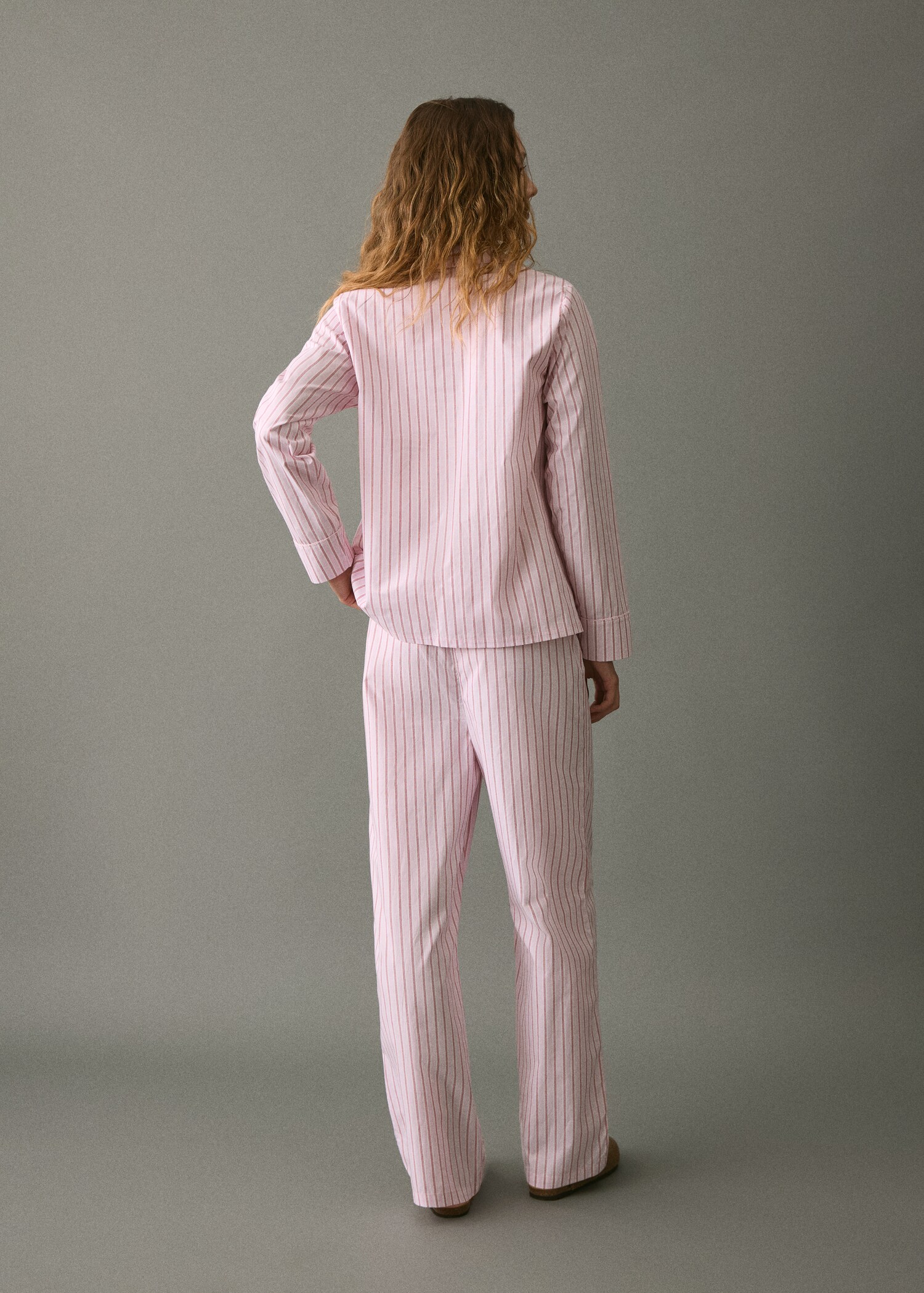 Striped long pyjamas - Reverse of the article