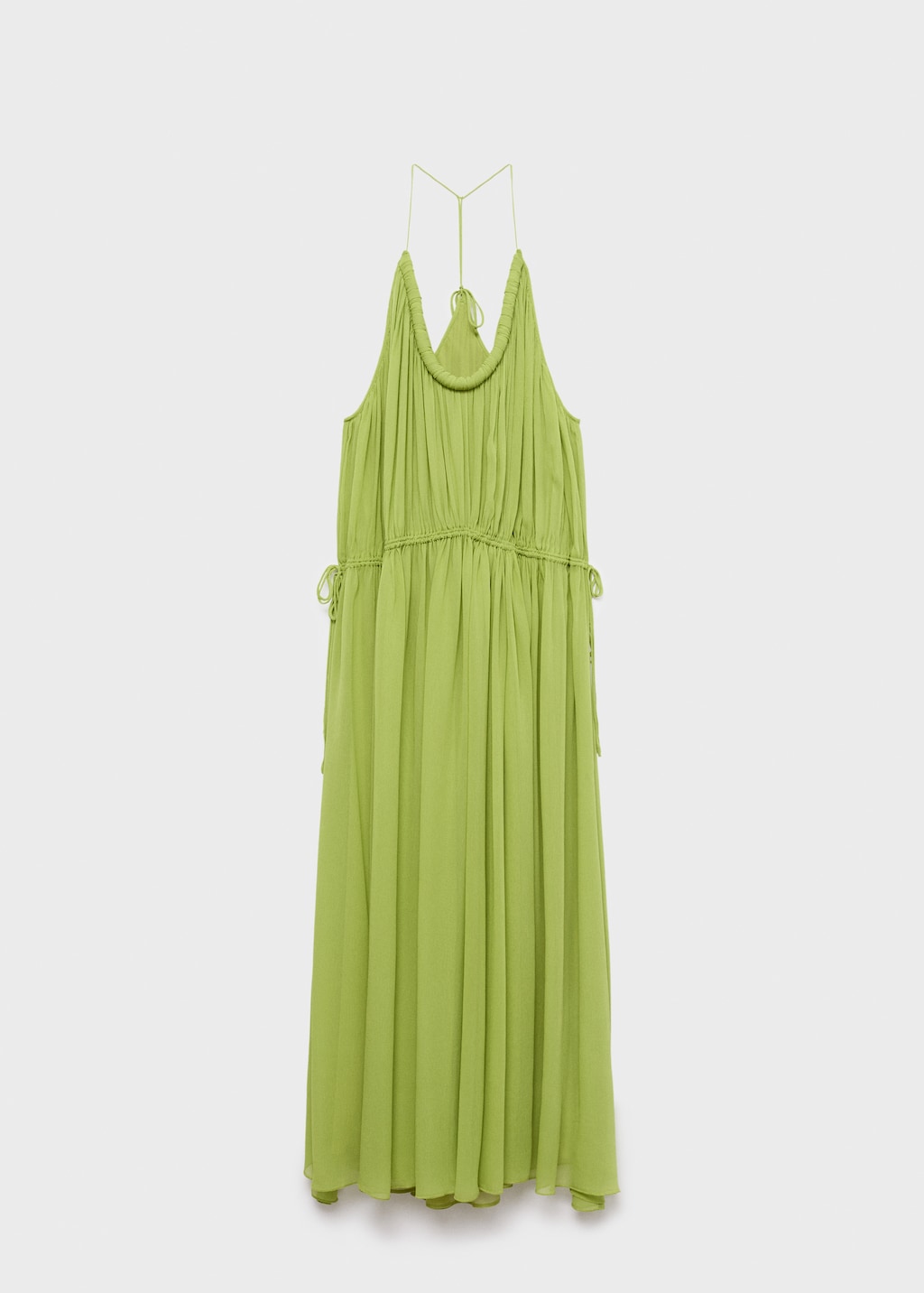 Oversized pleated dress