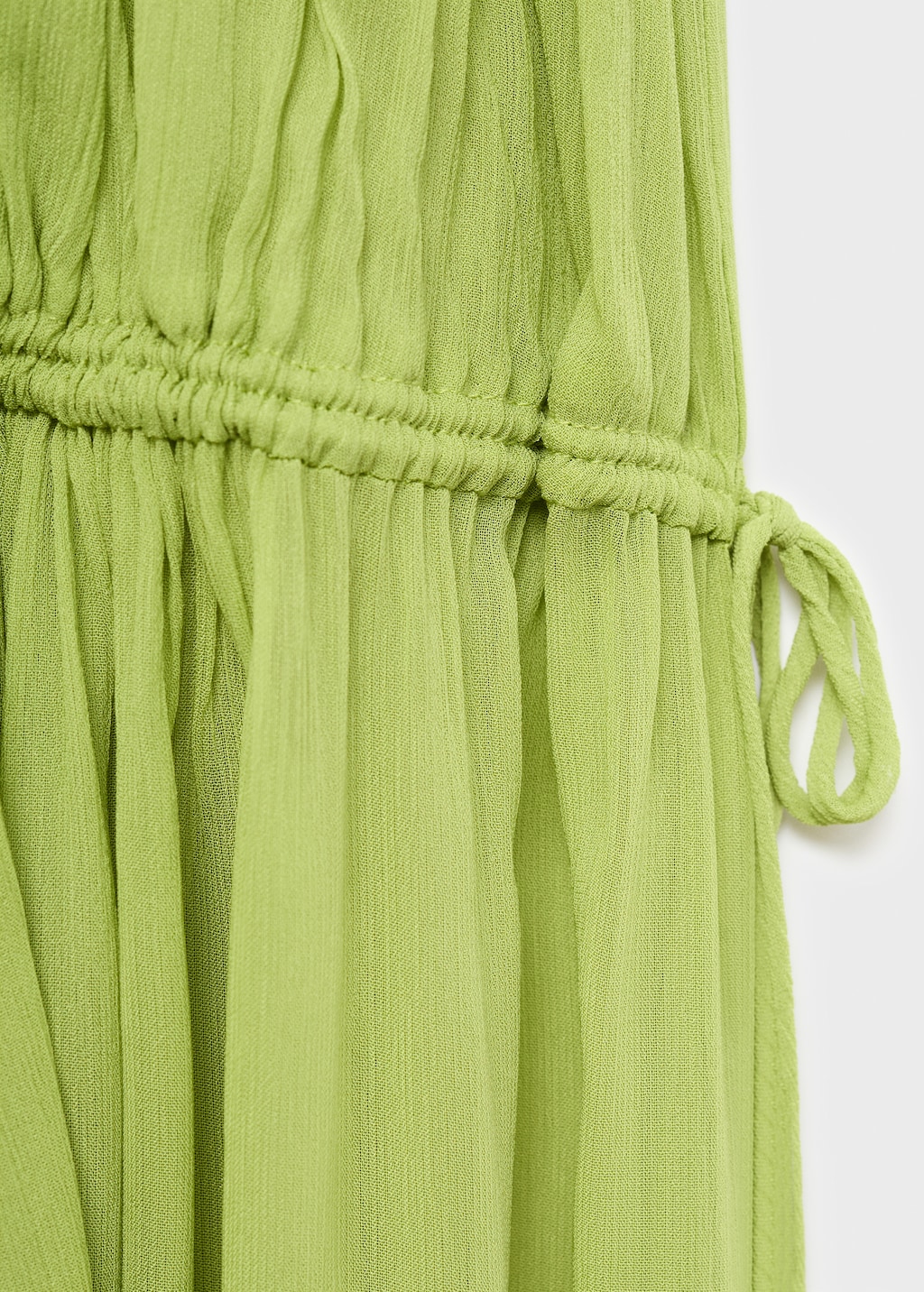 Oversized pleated dress