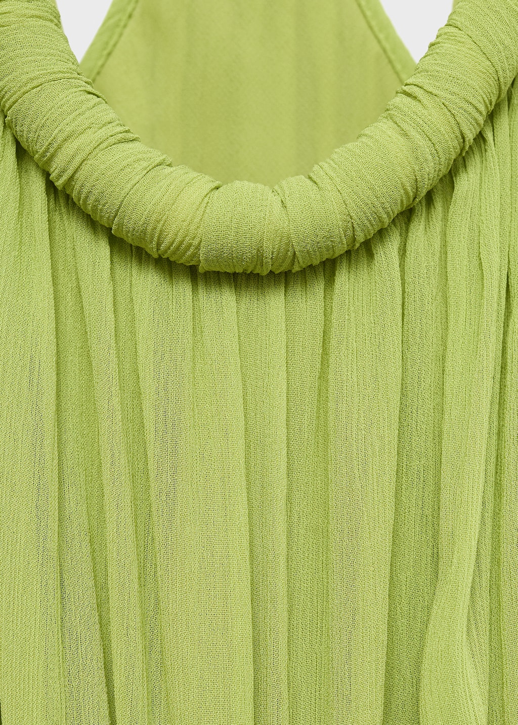 Oversized pleated dress