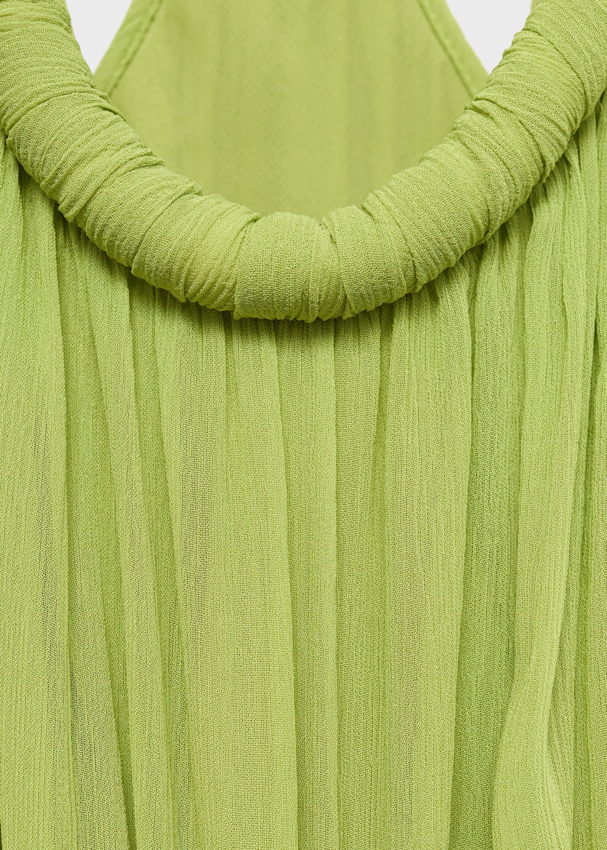 Vestit prisat oversize - Detall de l'article 8, Verd. Ref: 17024791-00.