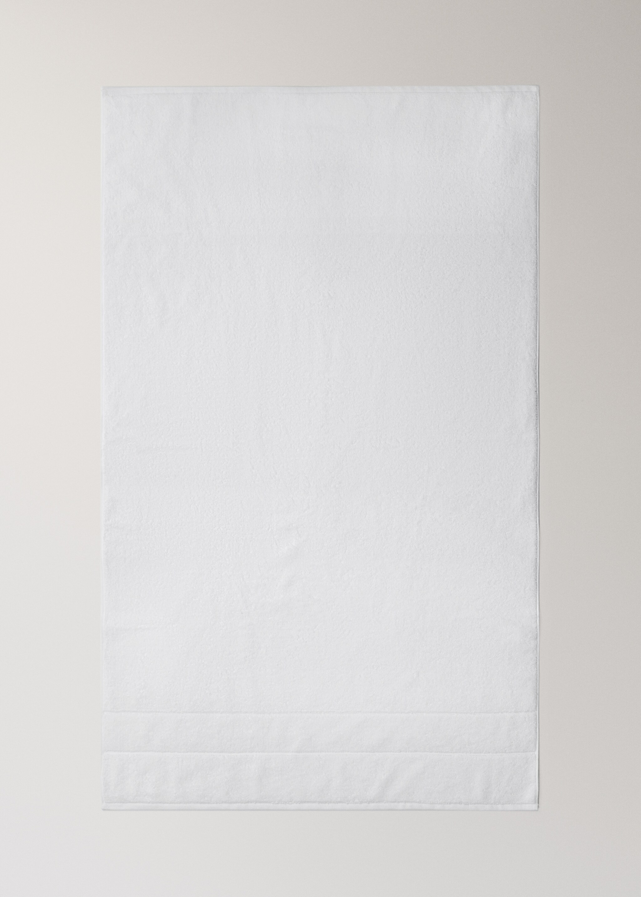 Badetuch aus 100 % Baumwolle - Detail des Artikels 4, Weiß. Ref: 17024792-00.