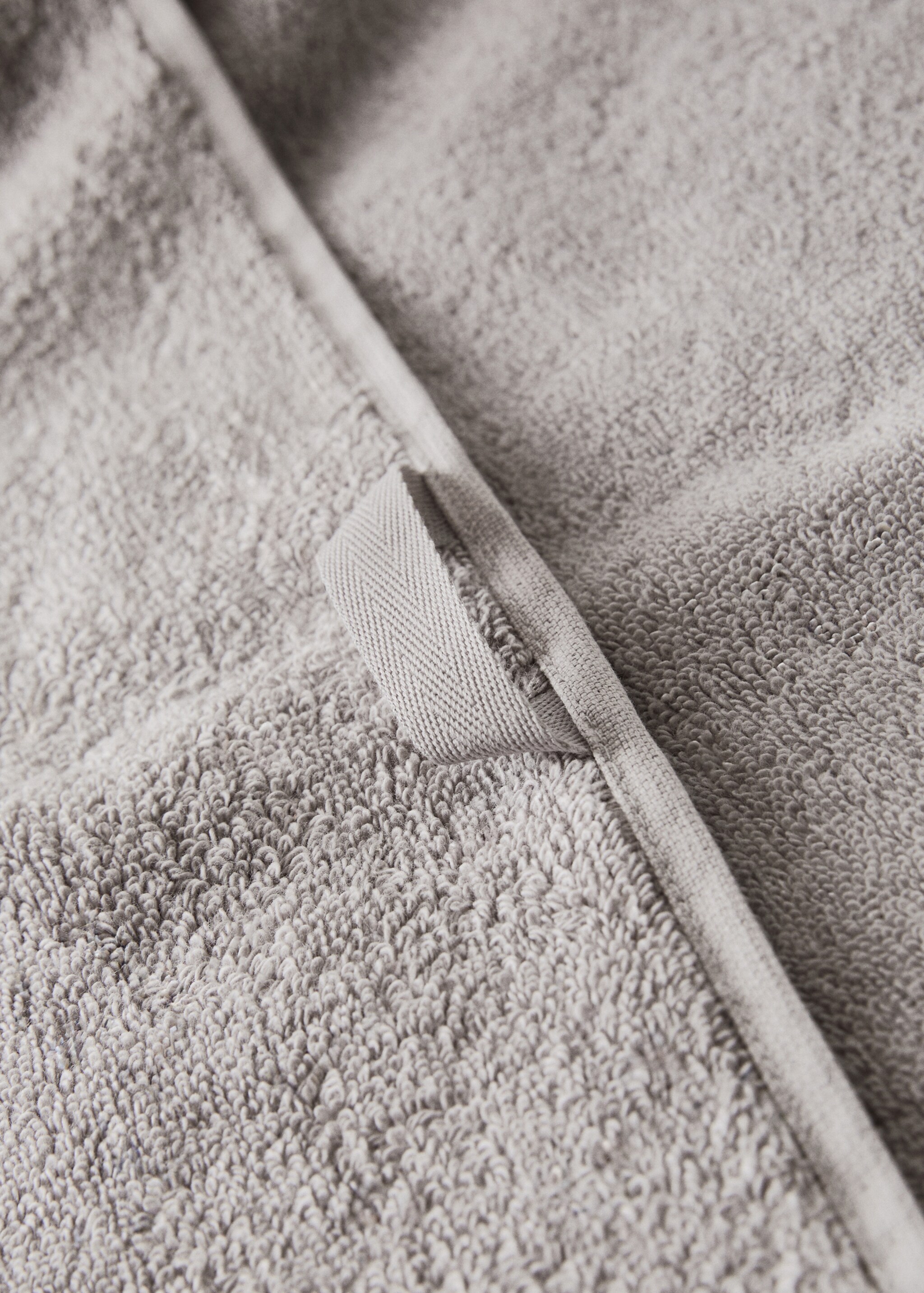 Drap bain 100 % coton - Détail de l'article 3, Gris. Ref: 17024792-00.