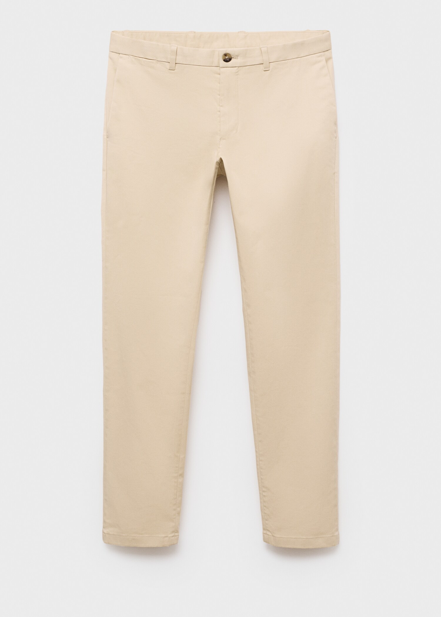Slim fit serge chino trousers - Article without model