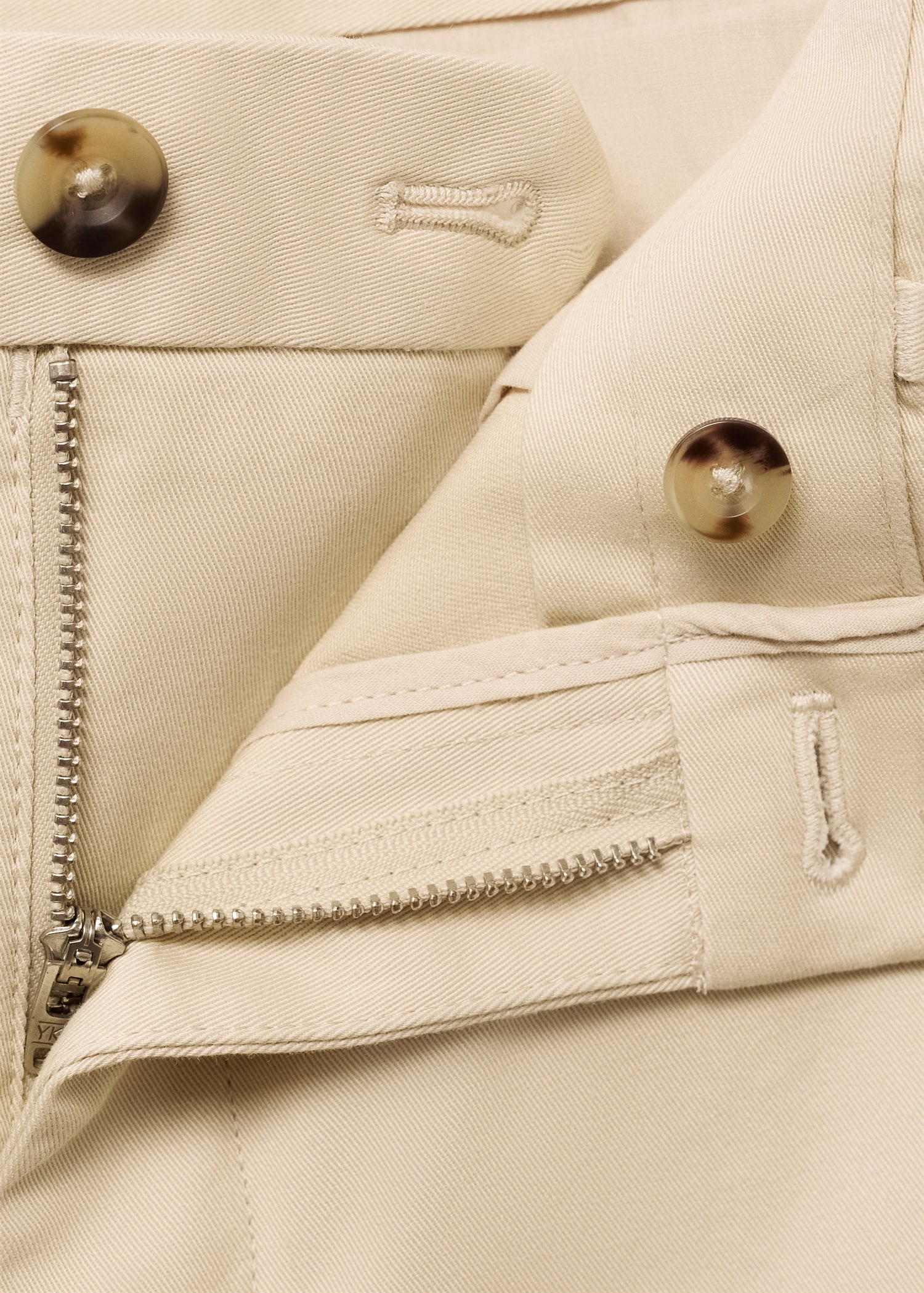 Slim fit serge chino trousers - Details of the article 8