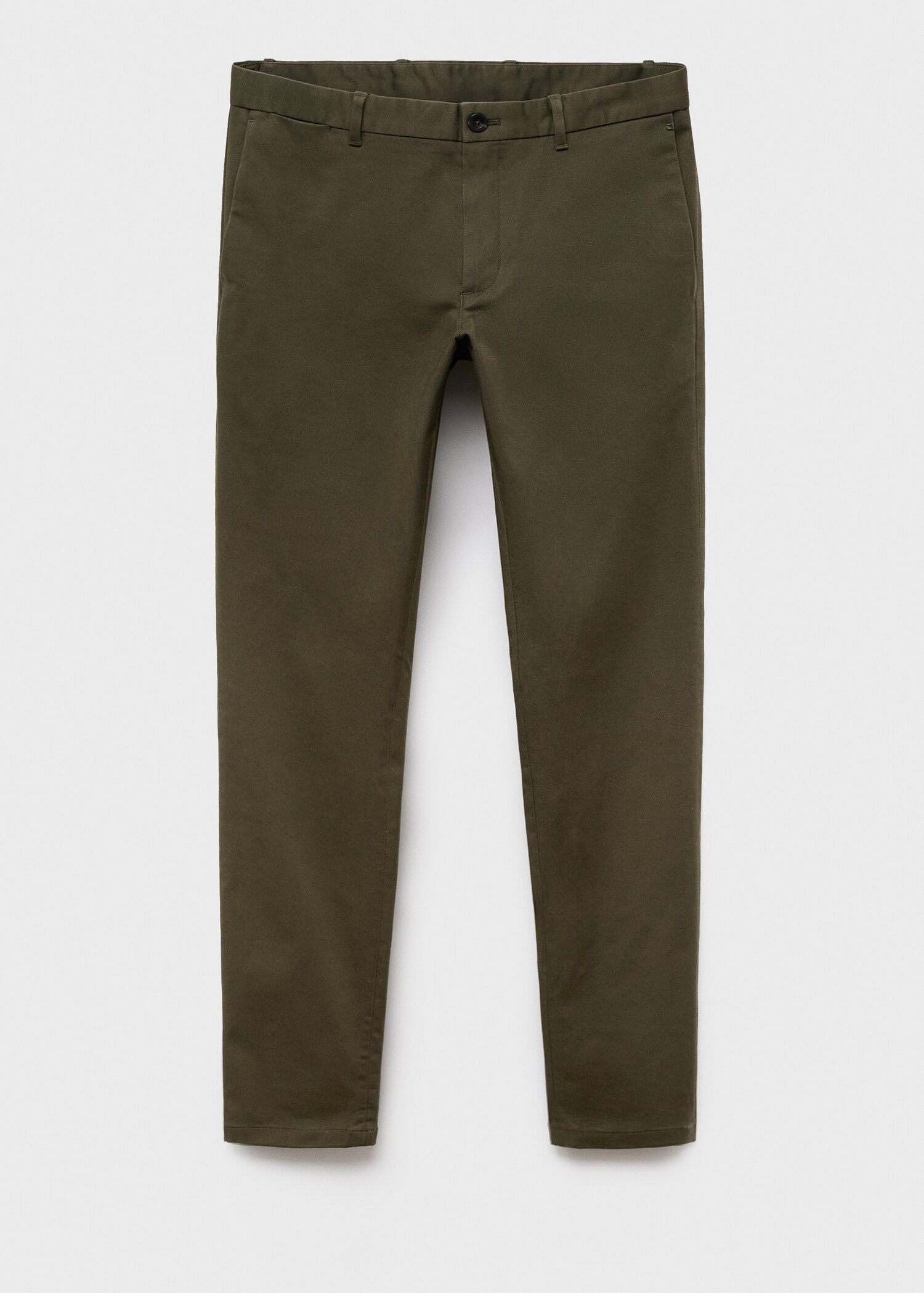 Slim fit serge chino trousers - Article without model