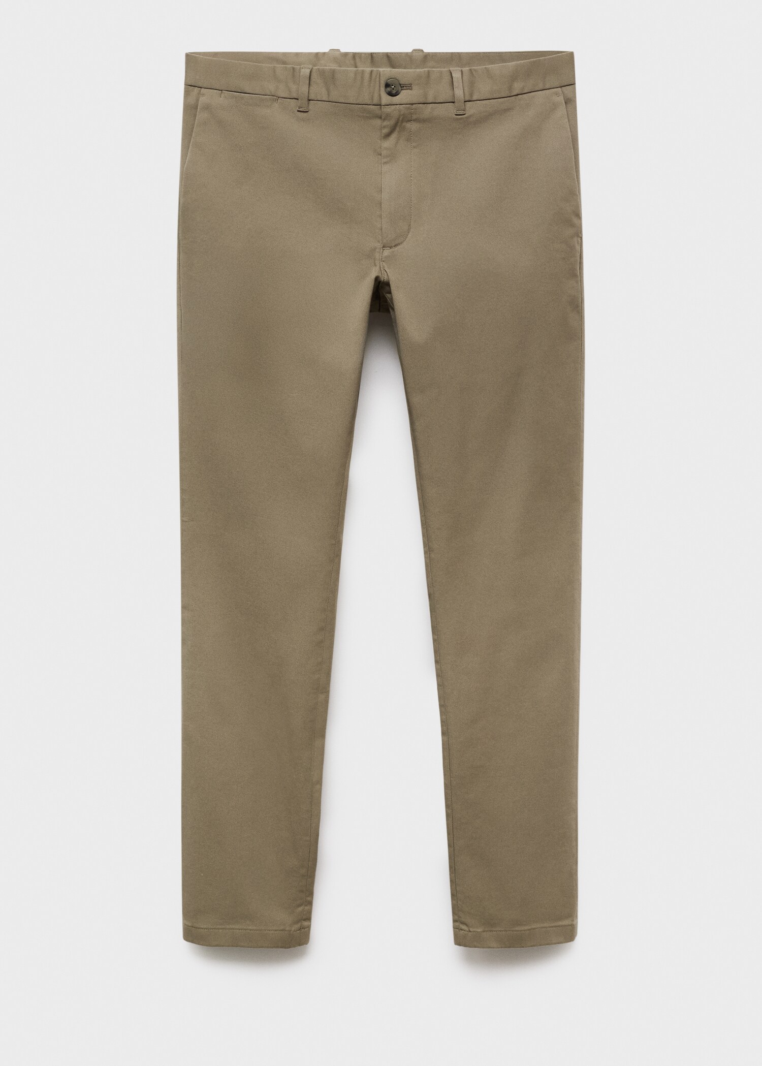Slim fit serge chino trousers - Article without model