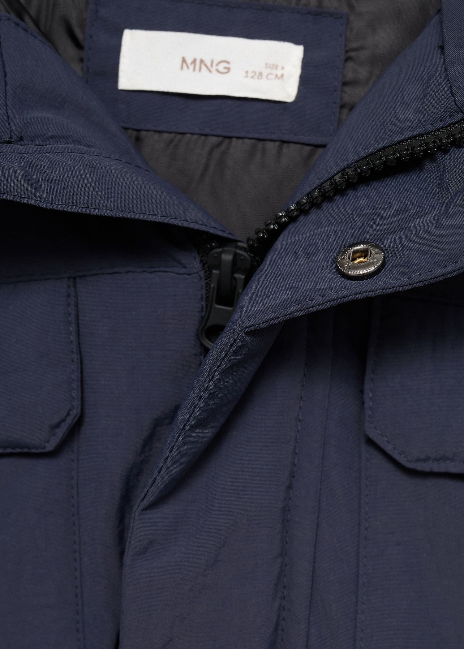 Anorak with shearling-effect hood - Details of the article 8