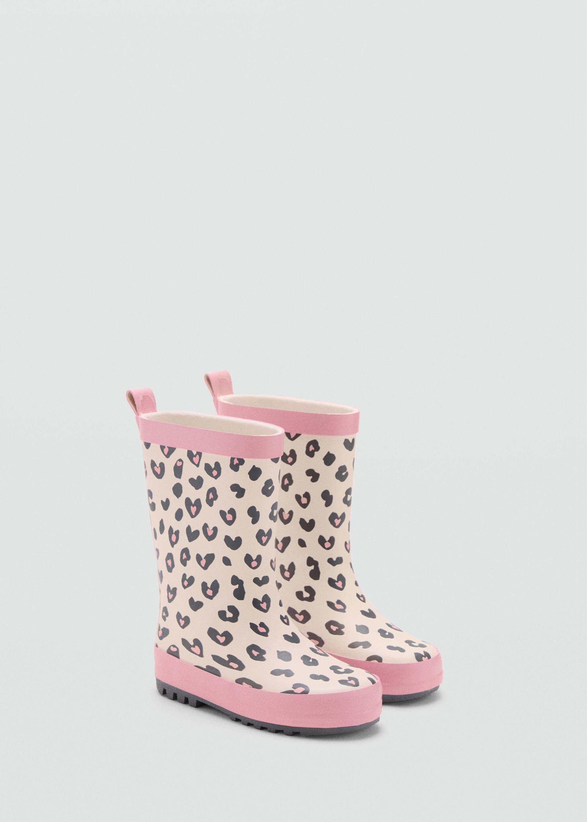 Ankle boots animal - Medium plane, Pastel Pink. Ref: 17025146-00.
