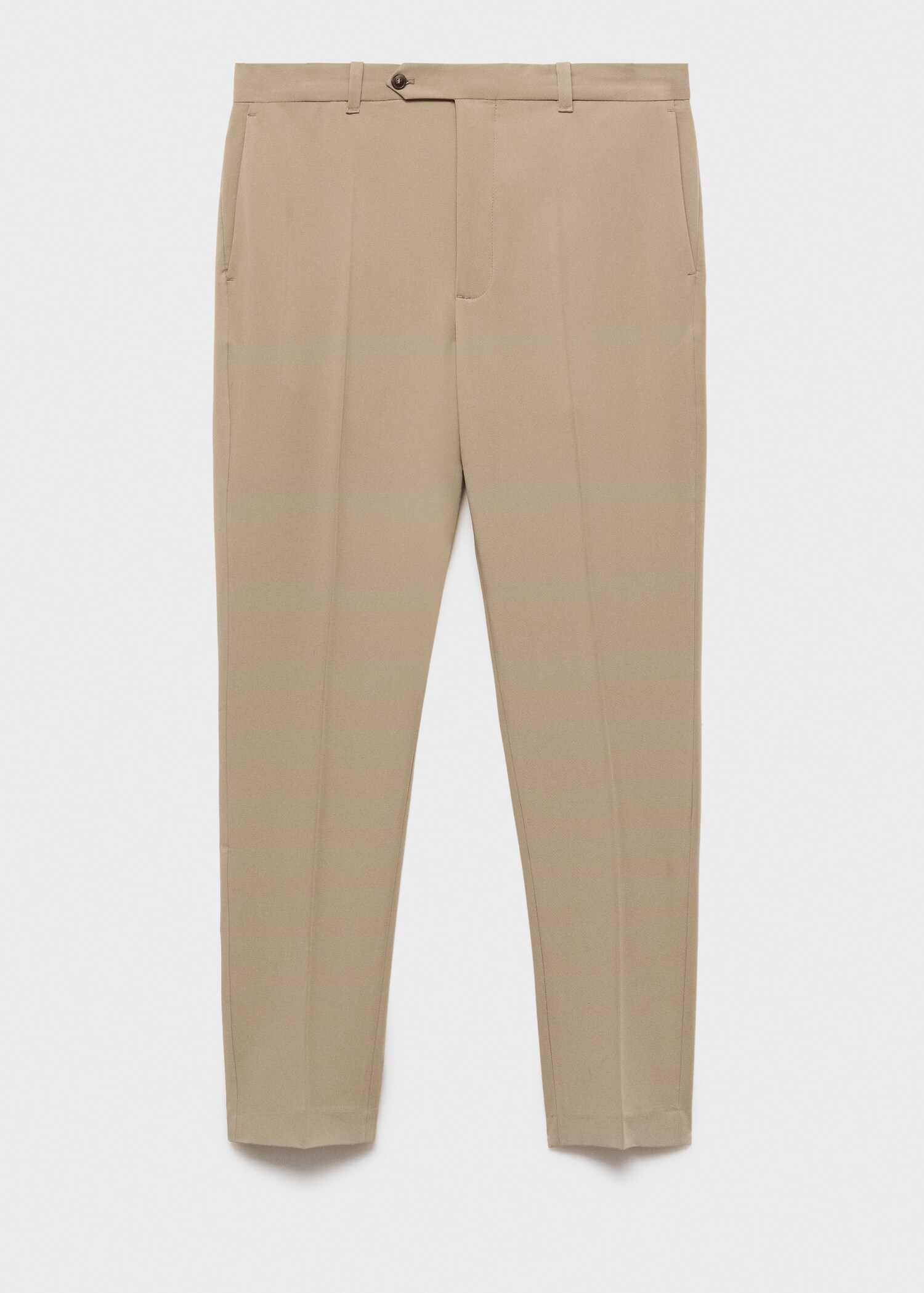Pleated slim-fit trousers - Article without model