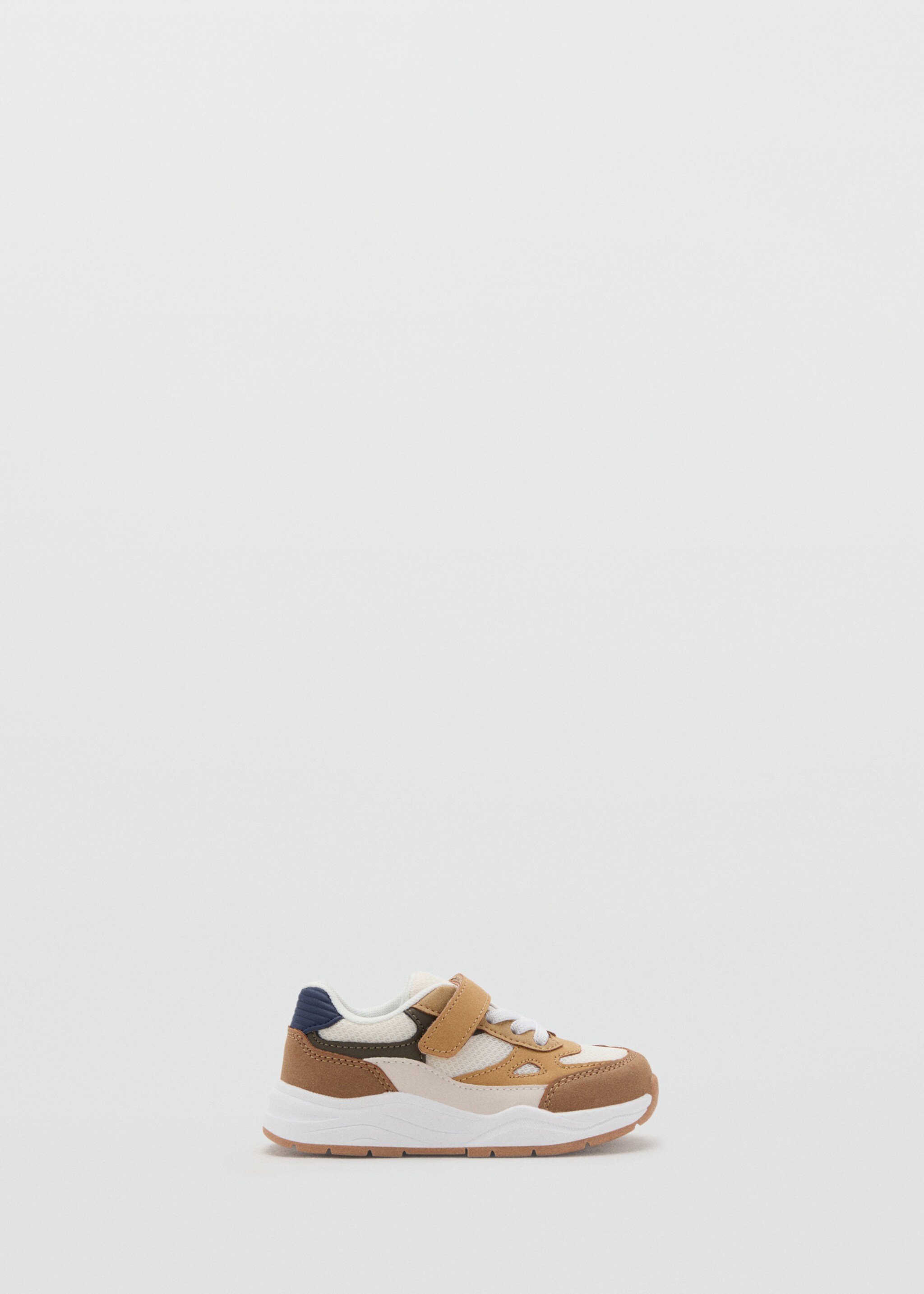 Velcro fastening mixed sneakers - Article without model, Beige. Ref: 17025149-00.