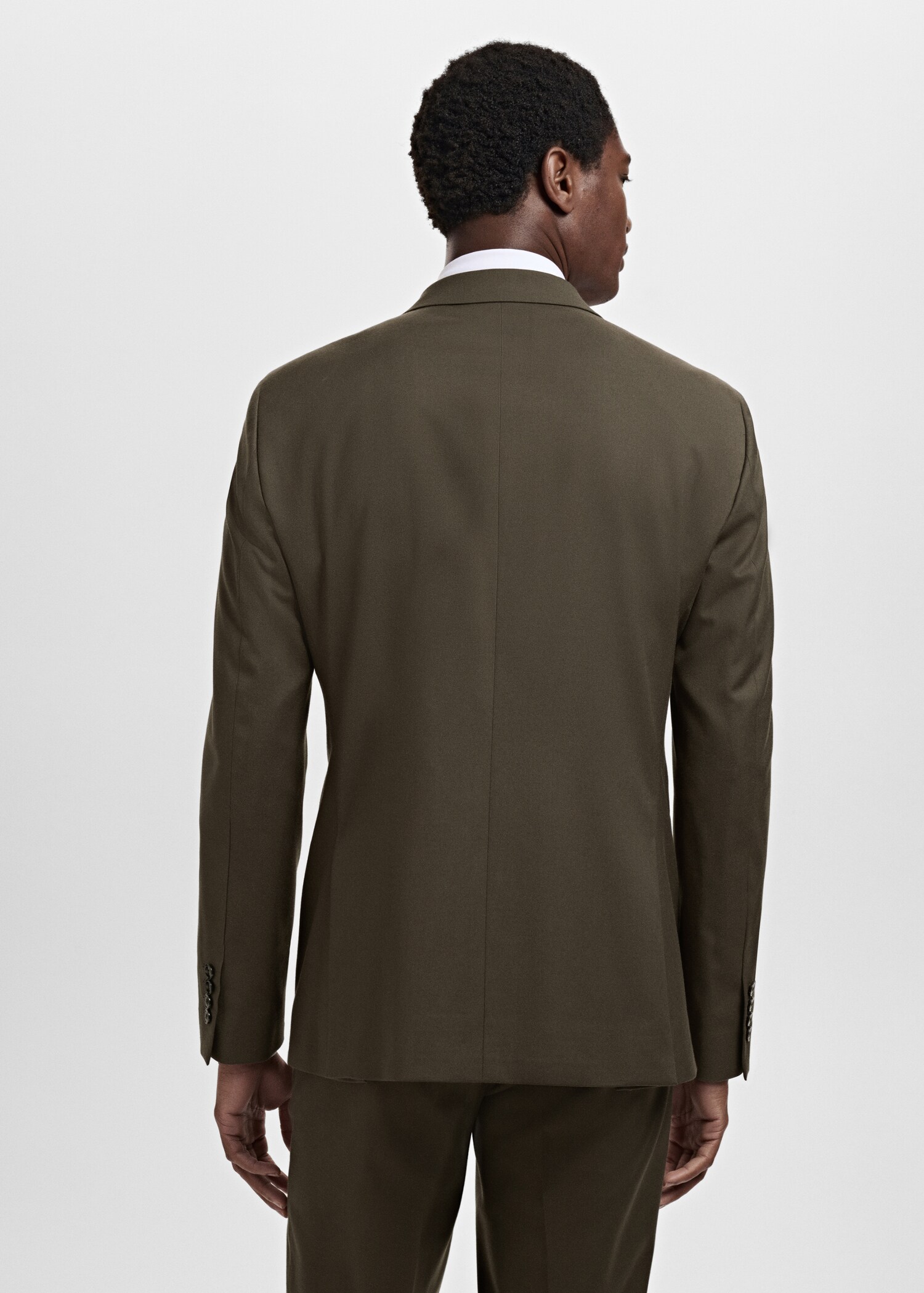 Milan slim-fit suit jacket - Reverse of the article