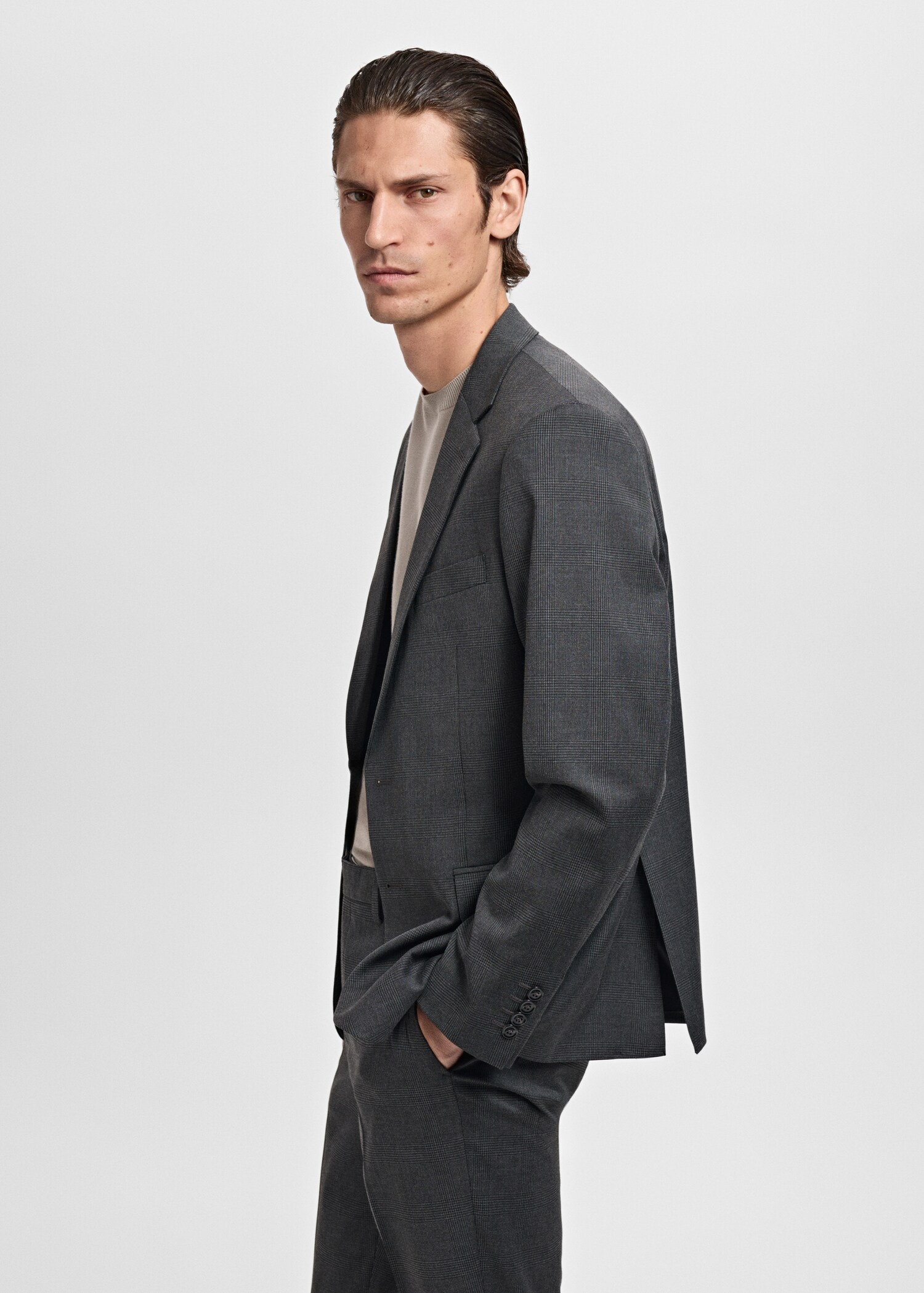 Milan slim-fit suit jacket - Details of the article 2