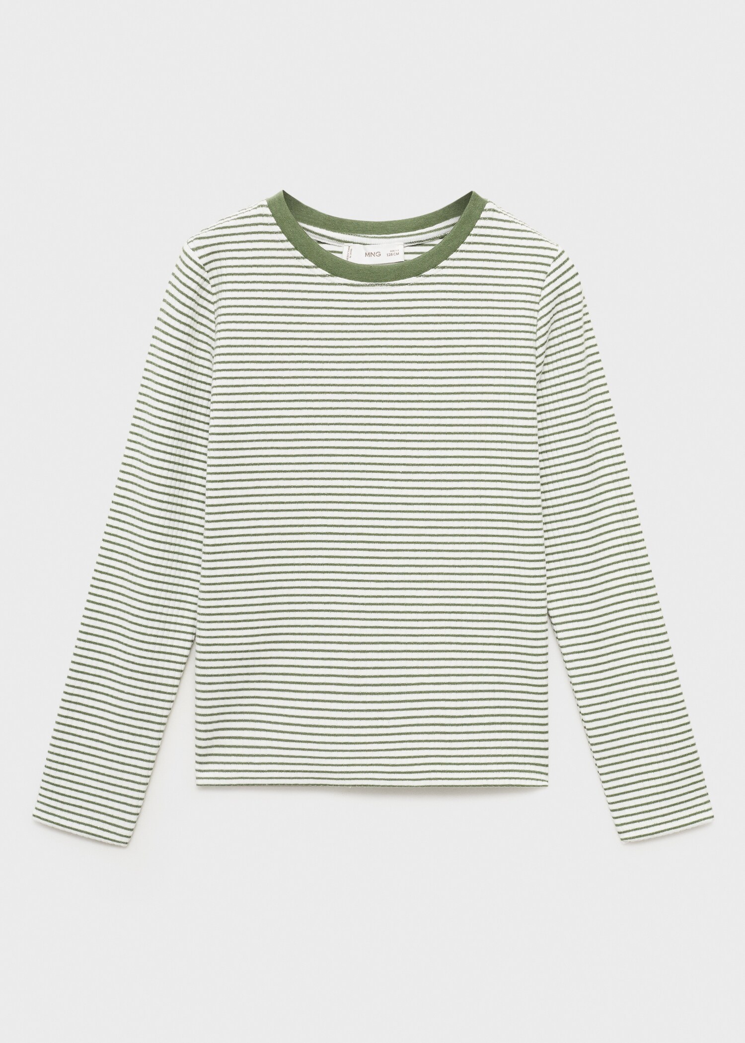 Striped cotton T-shirt - Article without model