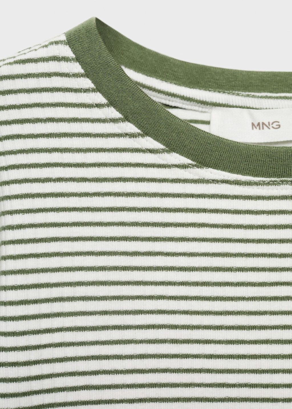 Striped cotton t-shirt