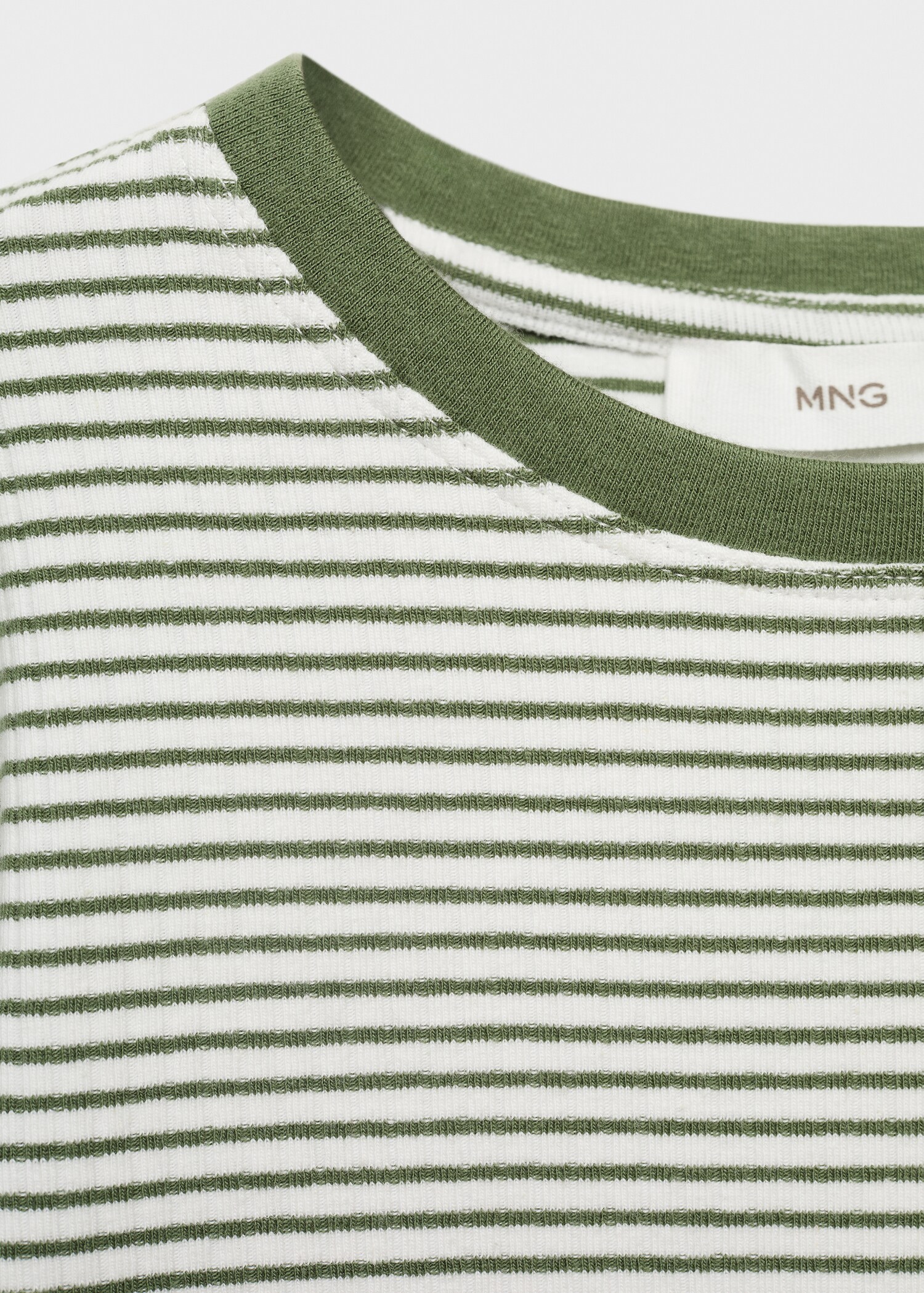 Striped cotton T-shirt - Details of the article 8