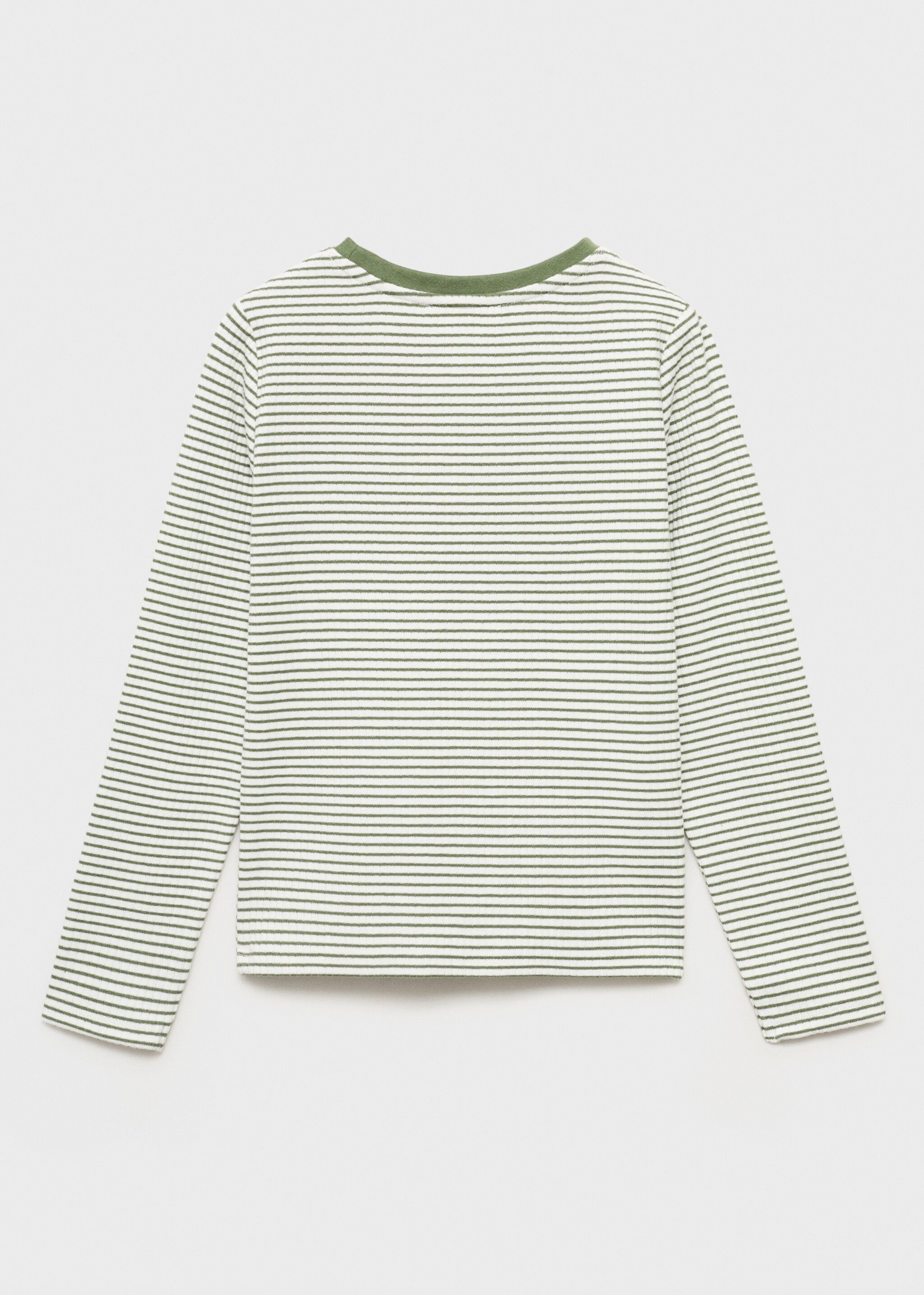 T-shirt en coton à rayures - Verso de l’article