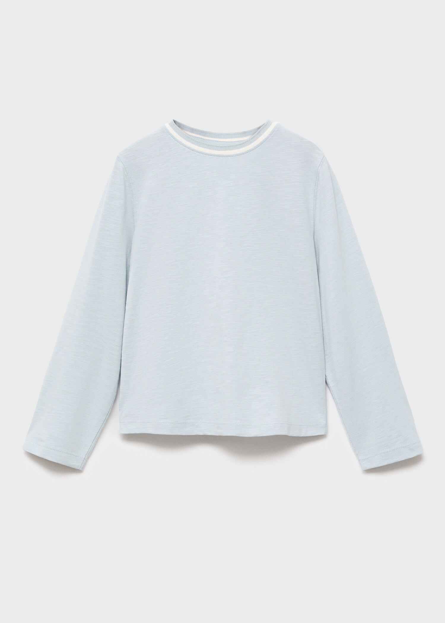 T-shirt col contrastant - Article sans modèle