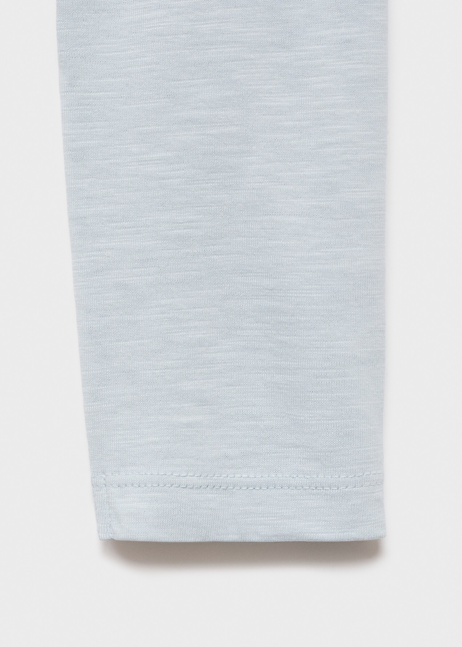 T-shirt col contrastant - Détail de l'article 0