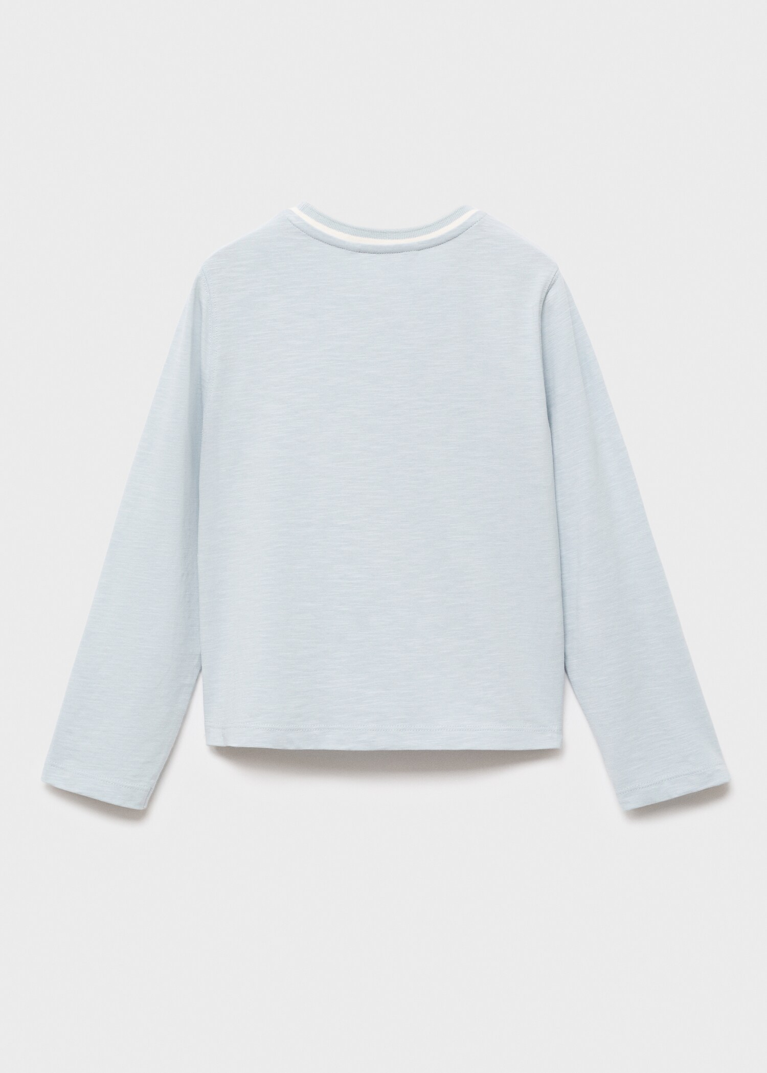 T-shirt col contrastant - Verso de l’article