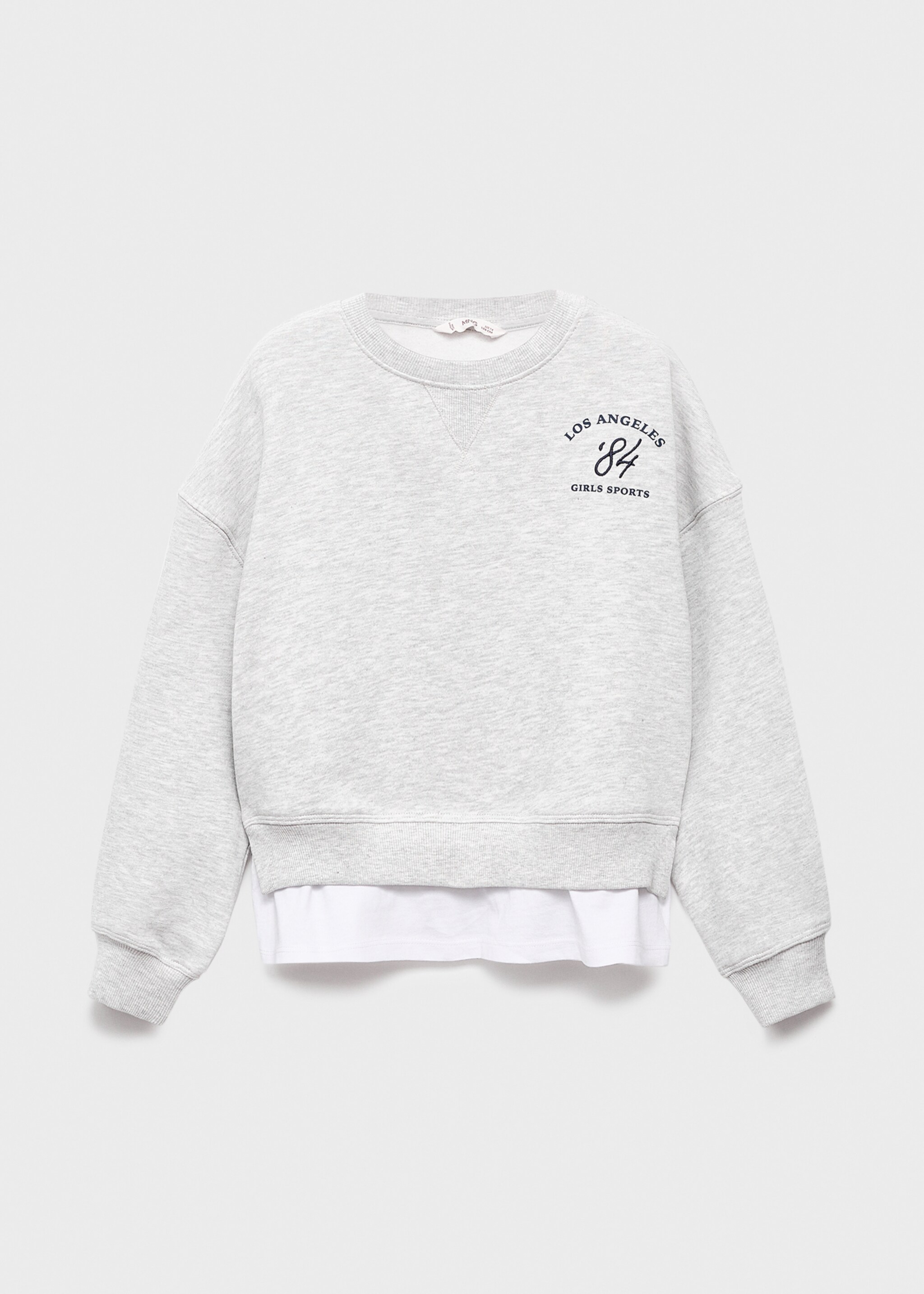 Sweatshirt sports - Товар без моделі, Світло-сірий вересовий. Ref: 17025161-00.