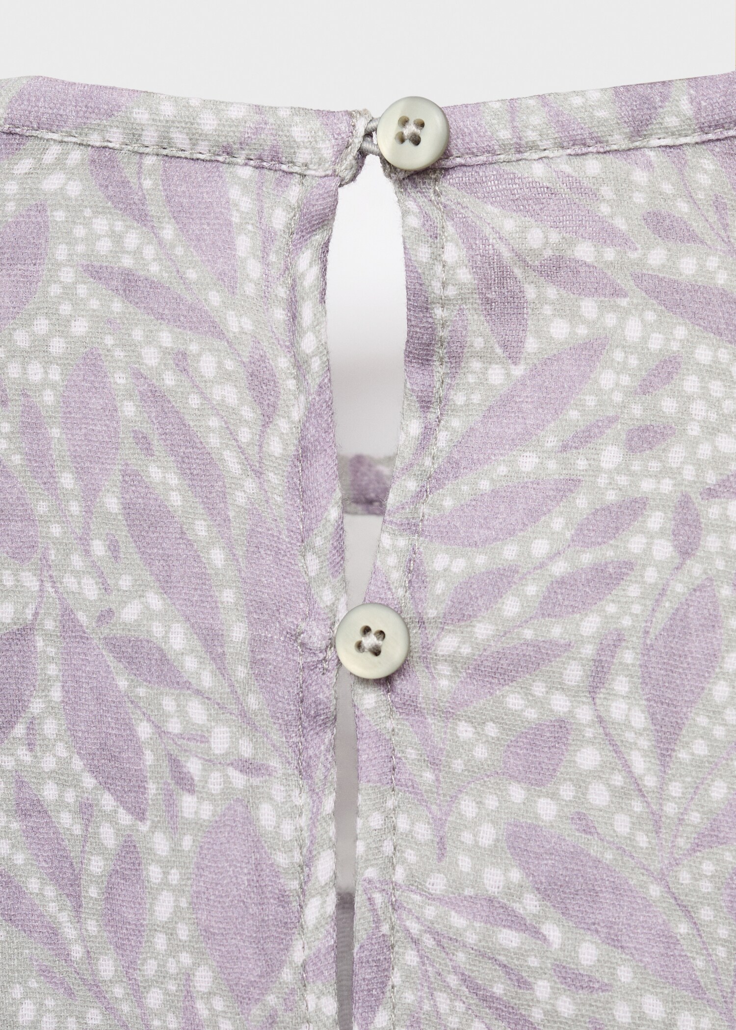Printed cotton dress - Details of the article 0