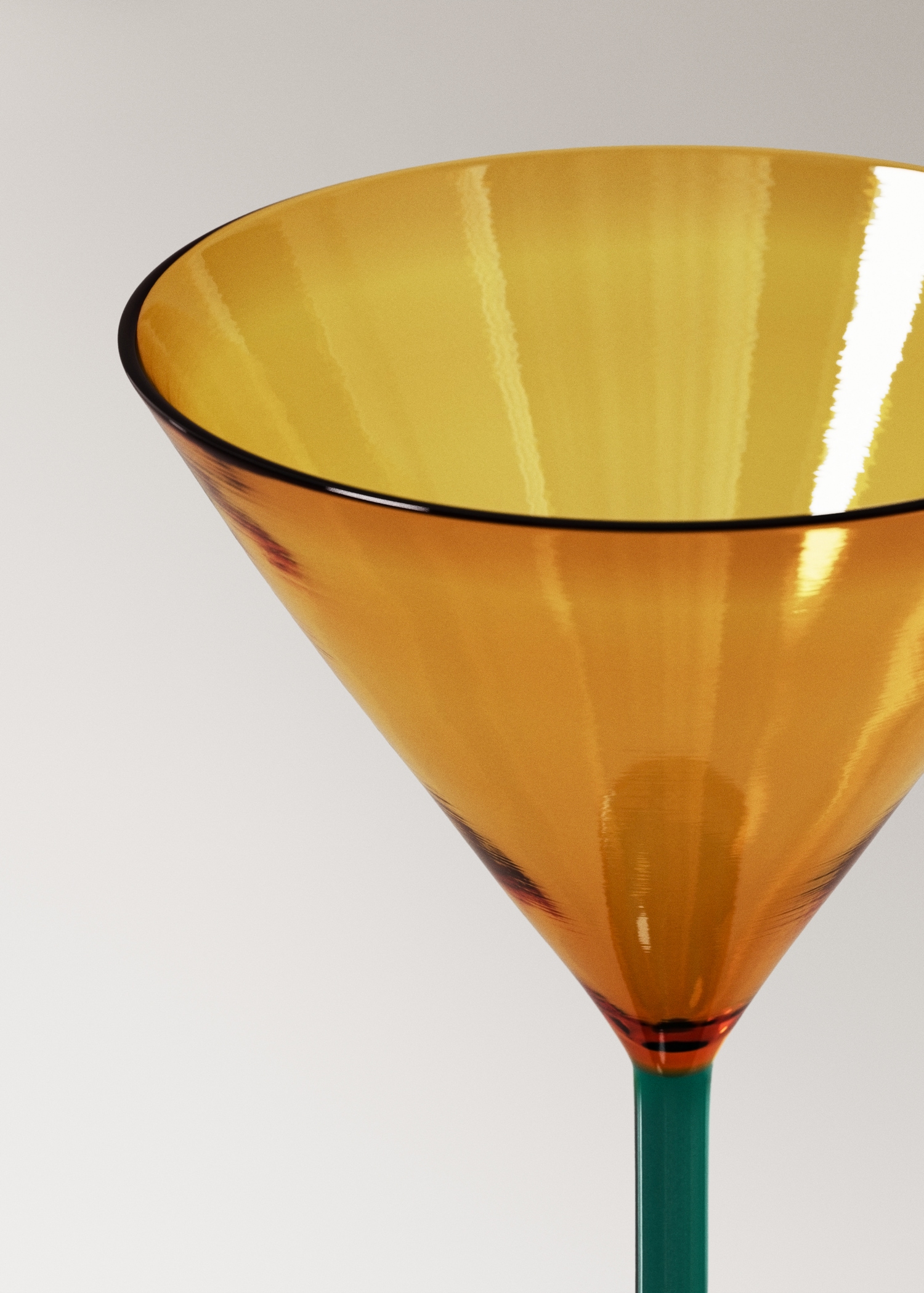 Two-colour borosilicate cocktail glass - Details of the article 1